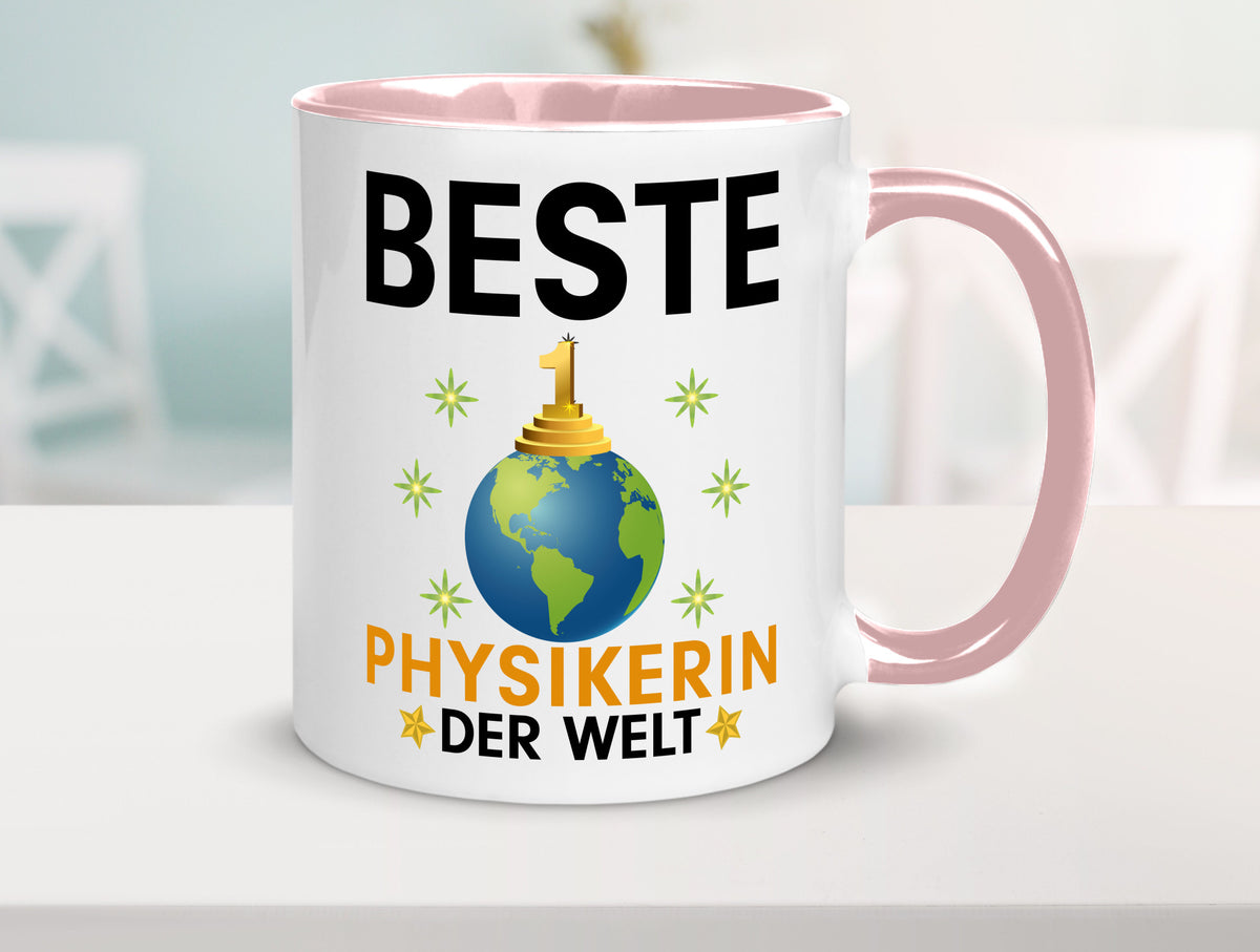 Welt Beste Physikerin | Physik lustiger Spruch Geschenk Humor Geschenkidee Tasse