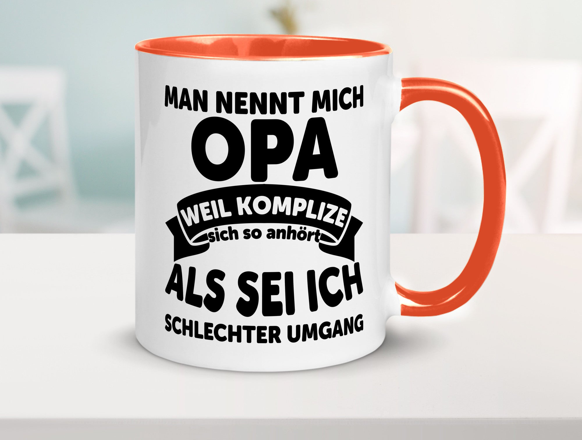 Nenn mich Opa, Komplize schlechter Umgang | Opa Witz Geschenk Familie
