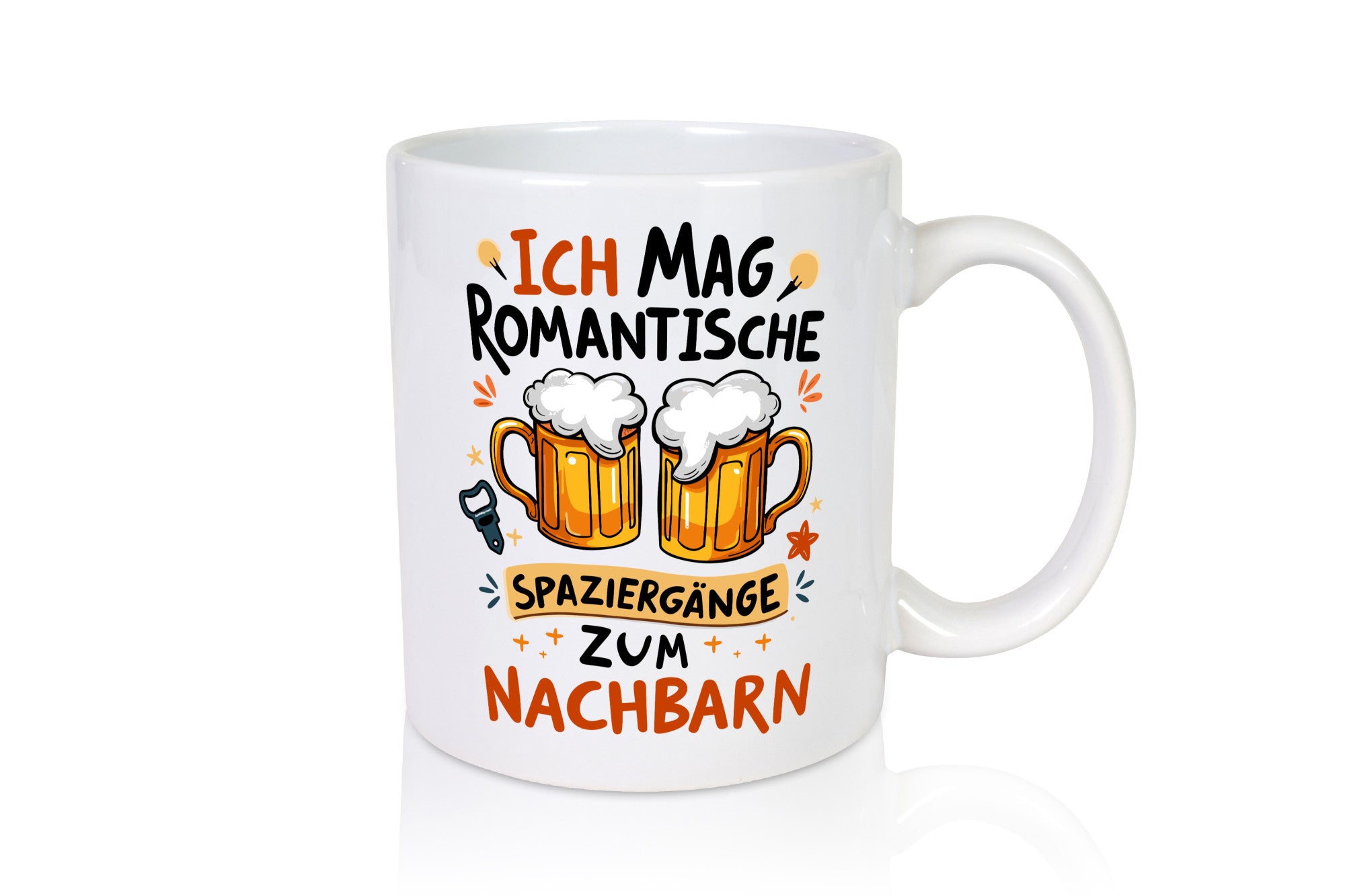 Spaziergang zum Nachbarn | Biertrinker Lieblingsnachbar v2 Humor Geschenkidee