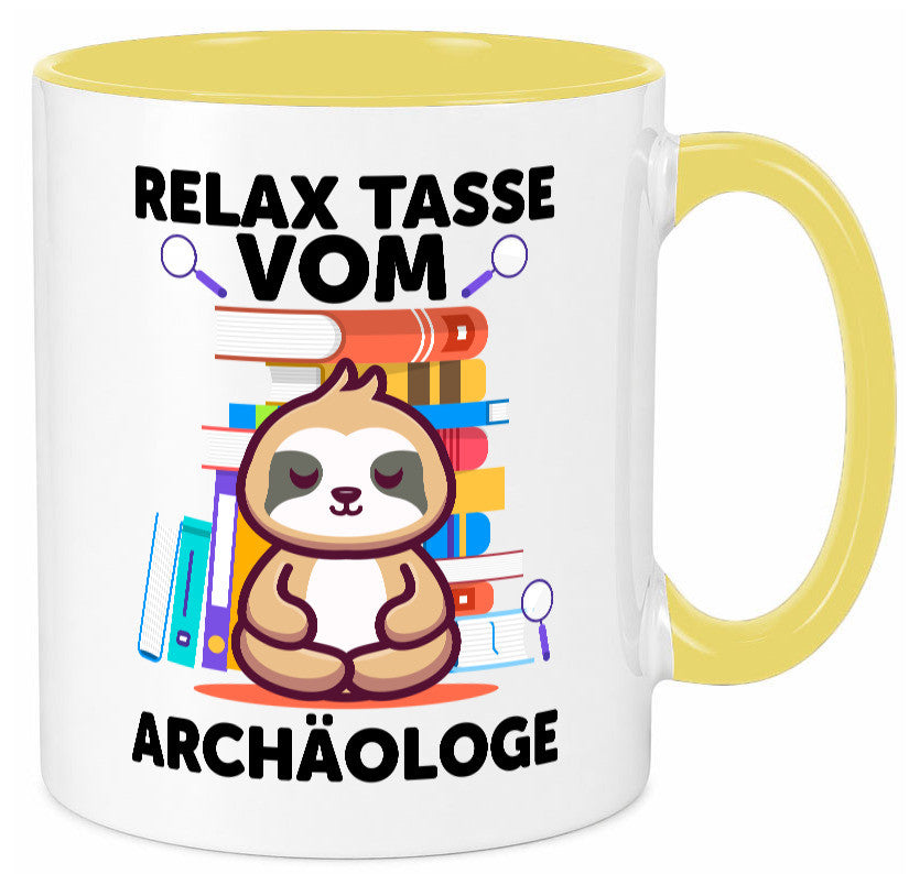 Relax Tasse: Archäologe | Archäologie Forscher lustig Humor Geschenkidee