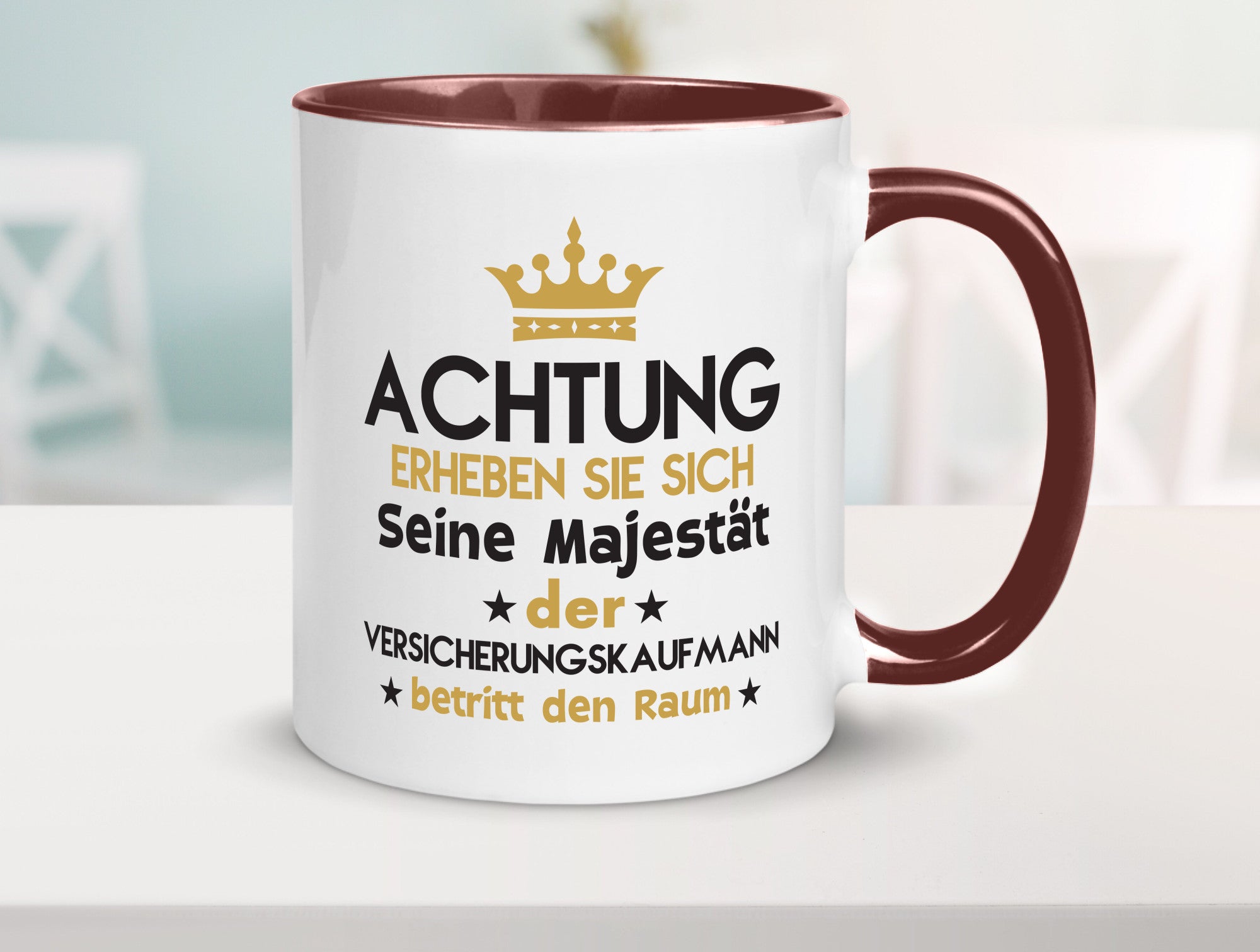 Seine Majestät Versicherungskaufmann | Kaufmann Geschenkidee Humor Tasse