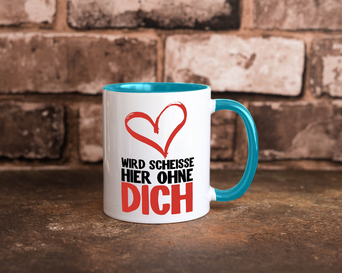 Wird Scheisse Geschenk Humor Geschenkidee lustiger Spruch Tasse