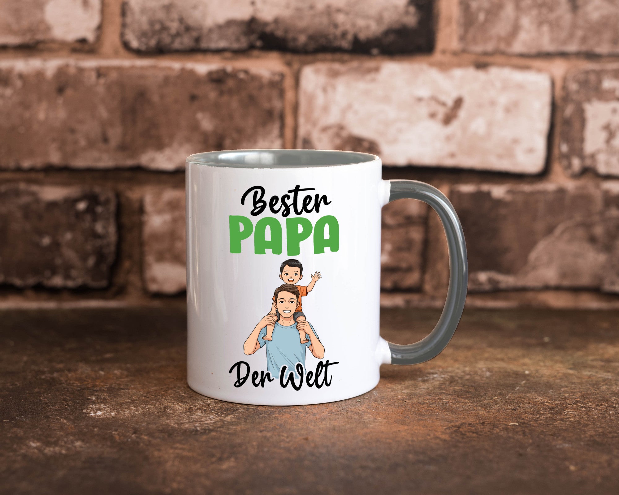 Bester Papa | Vatertag Daddy Familie lustiger Spruch Geschenk Geschenkidee Tasse