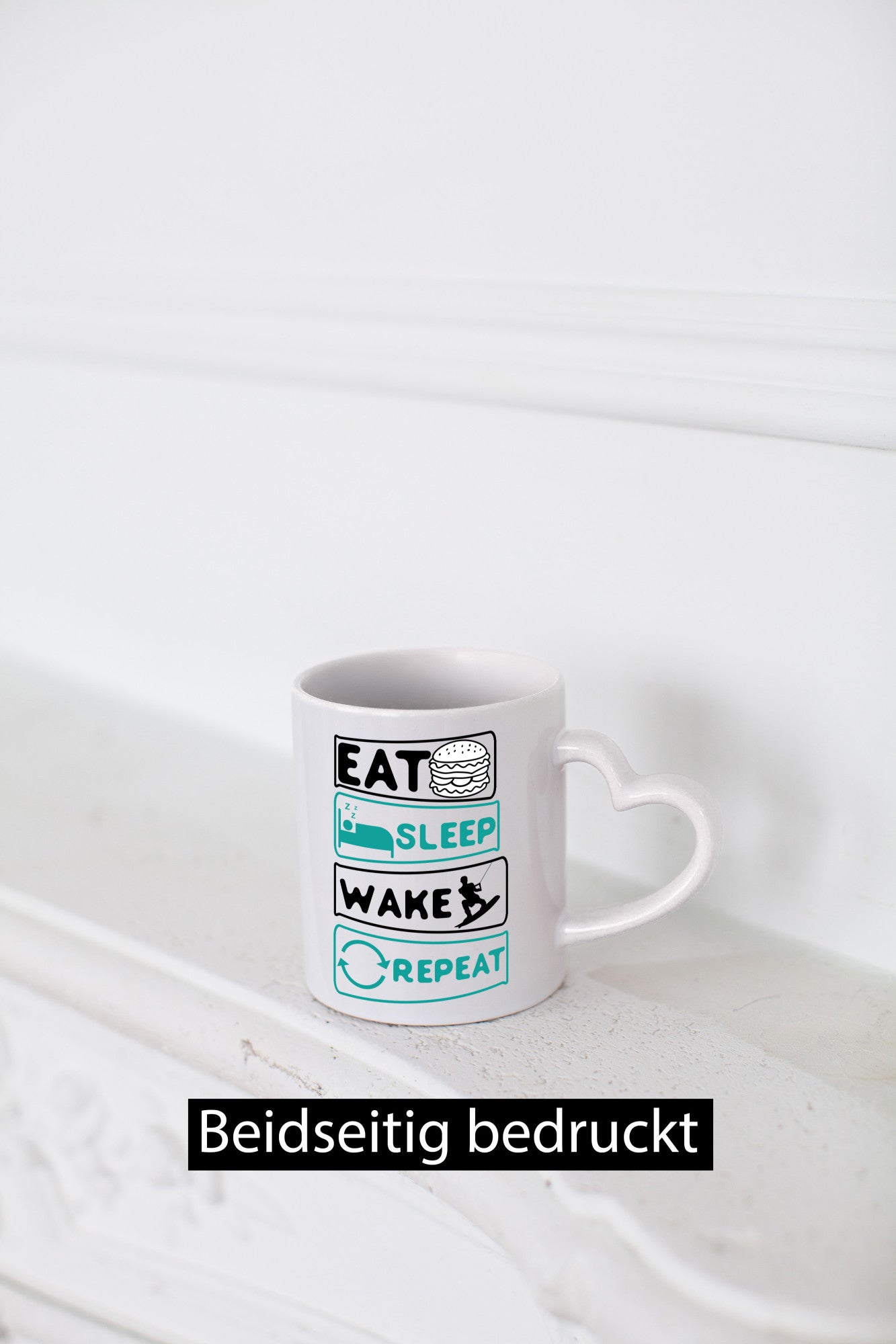 Wakeboarder | Surfer Becher Repeat Humor Geschenkidee Tasse