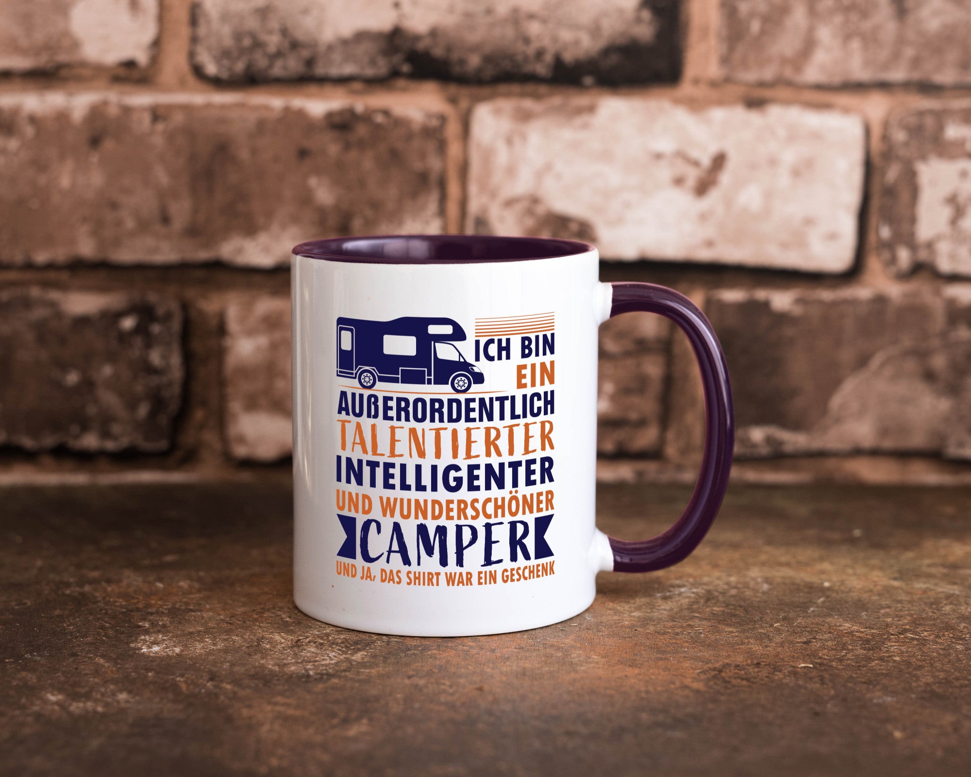 Talentierter | Intelligenter Wunderschöner Camper lustiger Spruch Geschenk