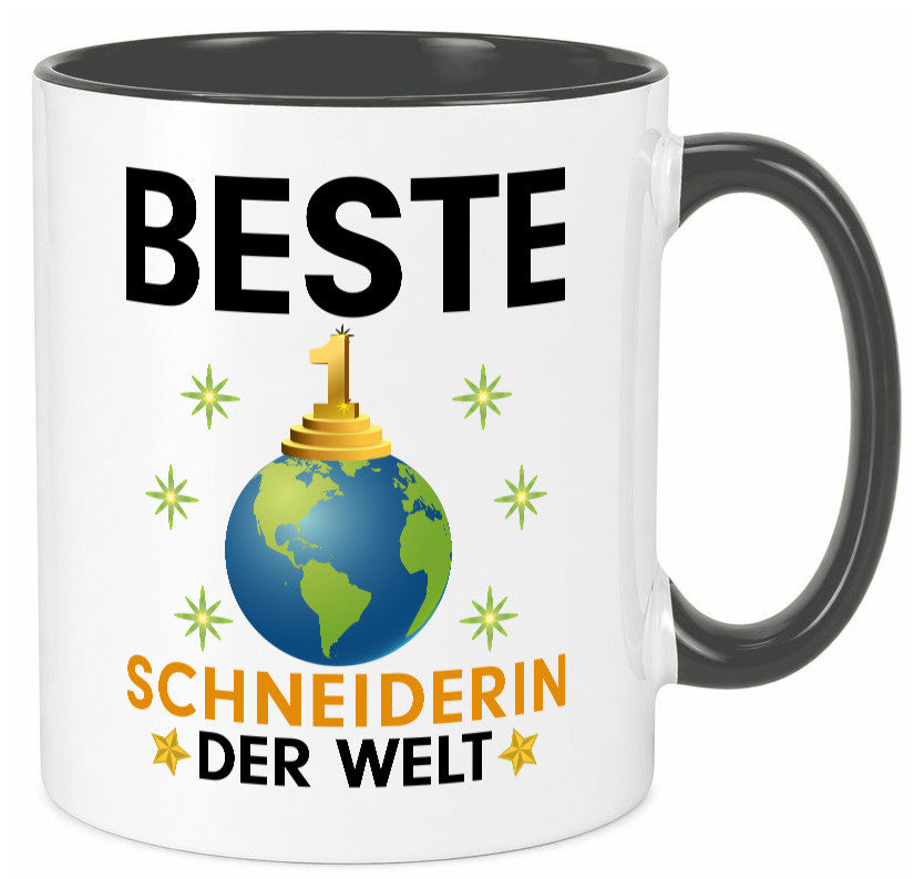 Welt Beste Schneiderin | Beruf Schneiderei lustiger Spruch Geschenk Arbeit Tasse