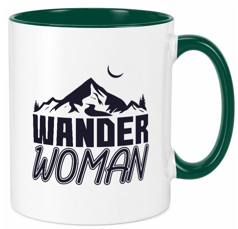 Wander Woman | Frauen Tasse Wanderer Bergsteigen lustig Familie Geschenkidee