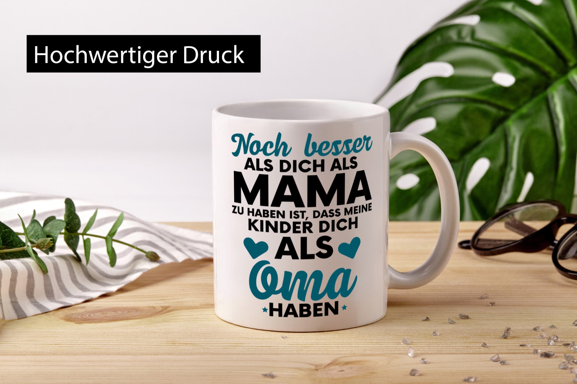 Oma Tasse | Großmutter Tochter schöner Spruch lustiger Geschenk Familie