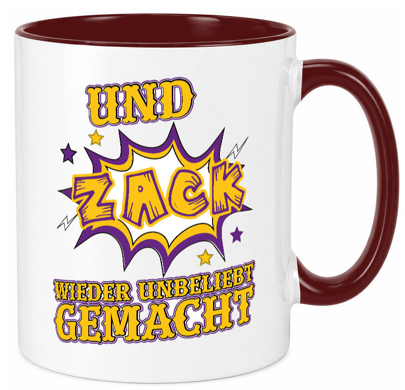 Wieder unbeliebt gemacht Geschenk Humor Geschenkidee lustiger Spruch Tasse
