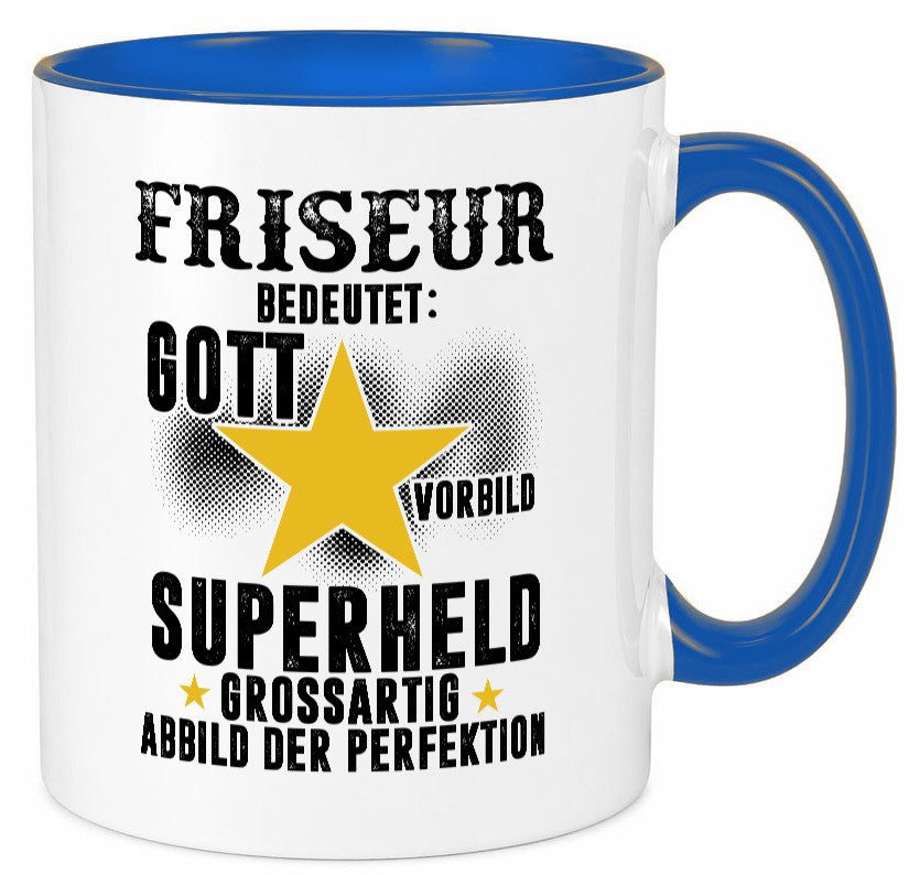 Bedeutung von Friseur | Frisör lustiger Spruch Geschenk Humor Geschenkidee Tasse