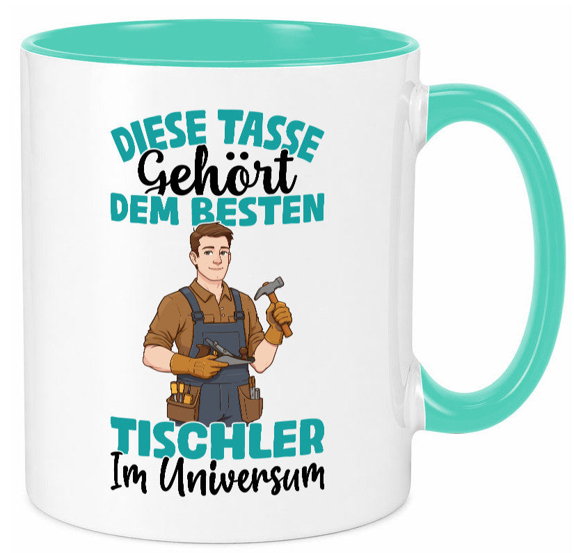 Im Universum: Tischler | Handwerk Beruf Tischlerei Geschenkidee Arbeit Kollegen Tasse