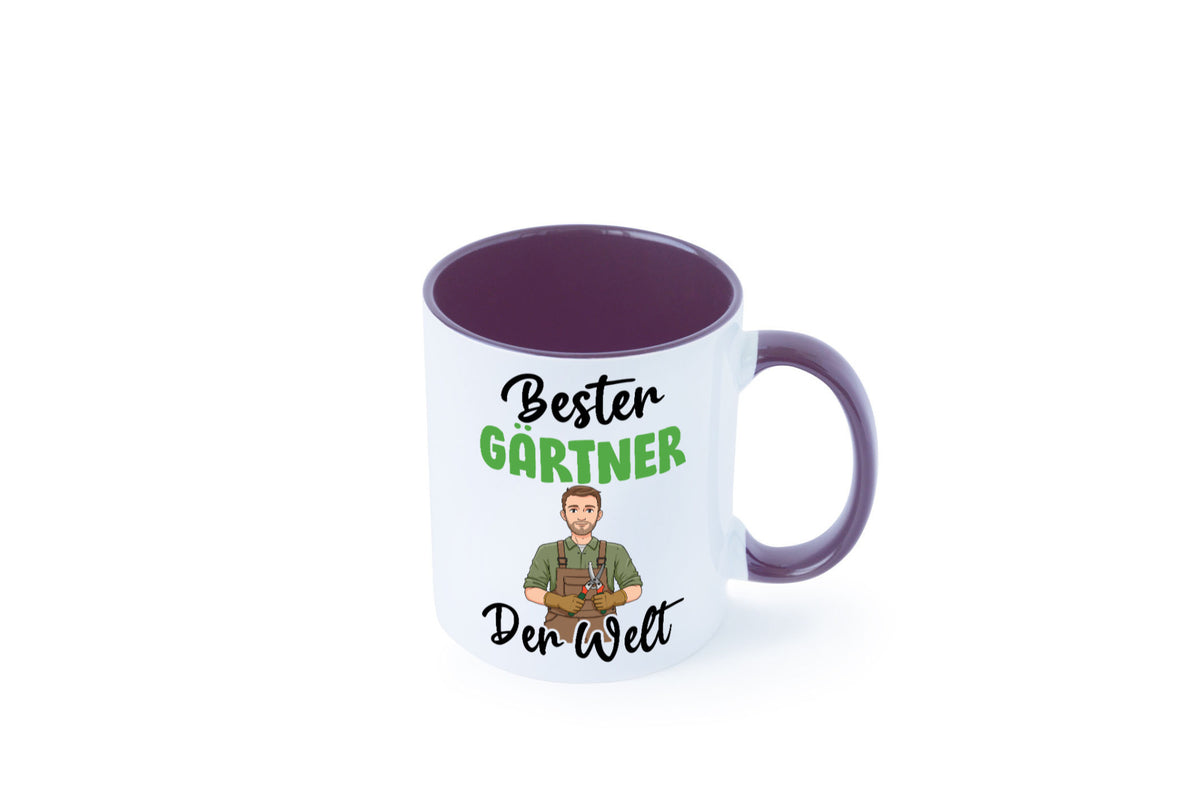 Bester Gärtner | Gartenbau v2 Geschenk Humor Geschenkidee lustiger Spruch Tasse