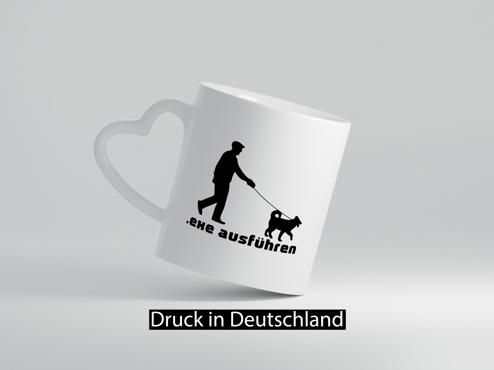 Exe ausführen | Echse Programmierer Informatiker Nerd Humor Geschenkidee Tasse