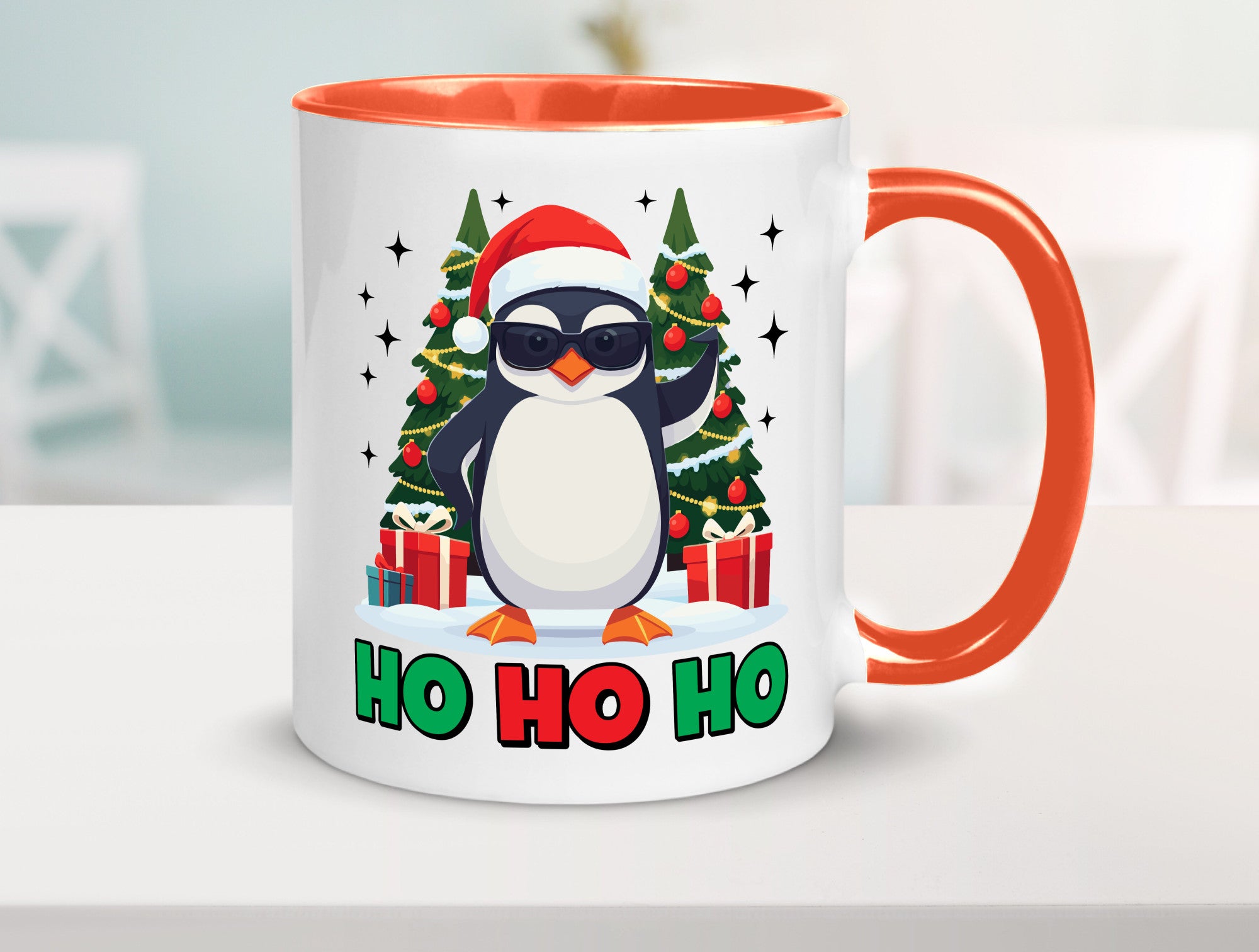 Ho | Weihnachts Pinguine Weihnachten lustig Humor Geschenkidee Geschenk Tasse