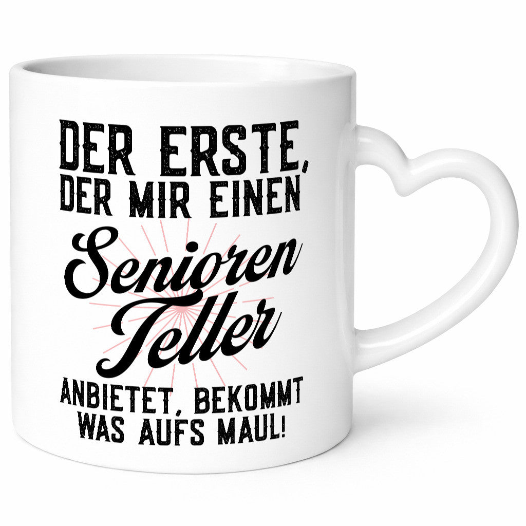 Senioren Teller | rentner Ruhestand lustig Jubiläum Geschenk Tasse