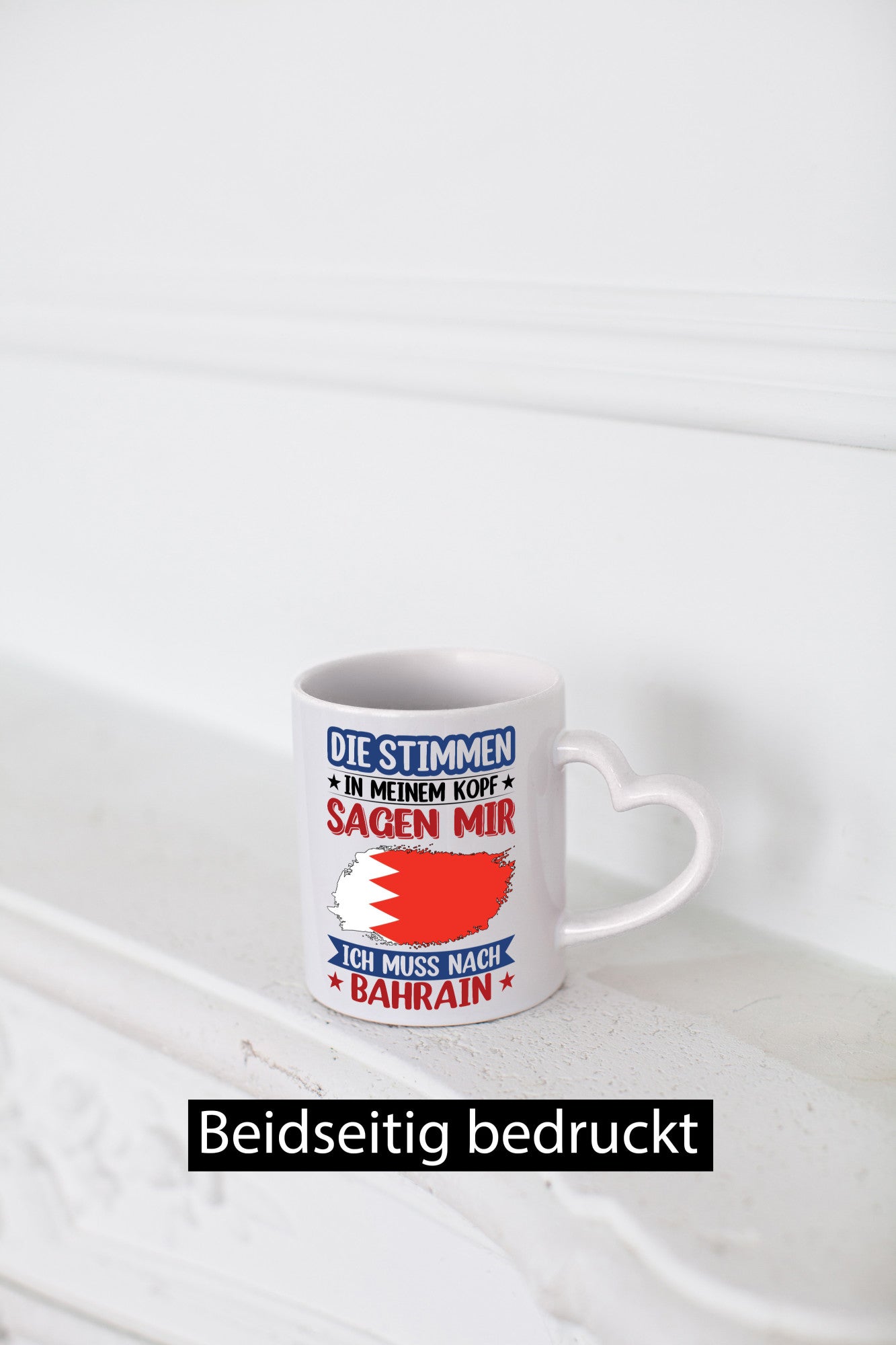 Bahrain | Urlaub Stimmen in meinem Kopf Traumland Humor Geschenkidee Tasse