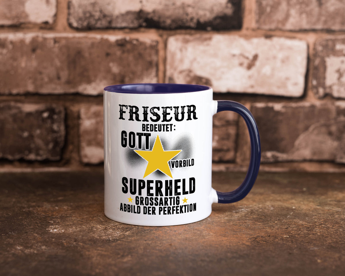 Bedeutung von Friseur | Frisör lustiger Spruch Geschenk Humor Geschenkidee Tasse