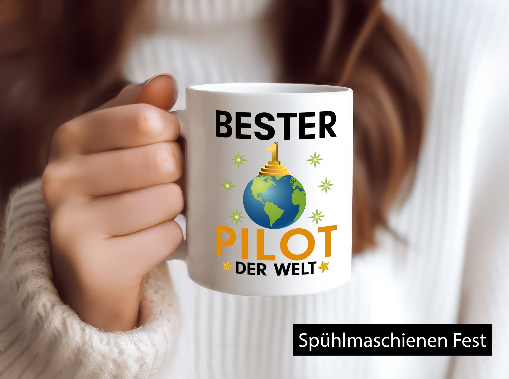 Welt Bester Pilot | Flugzeug Piloten Humor Geschenkidee Tasse