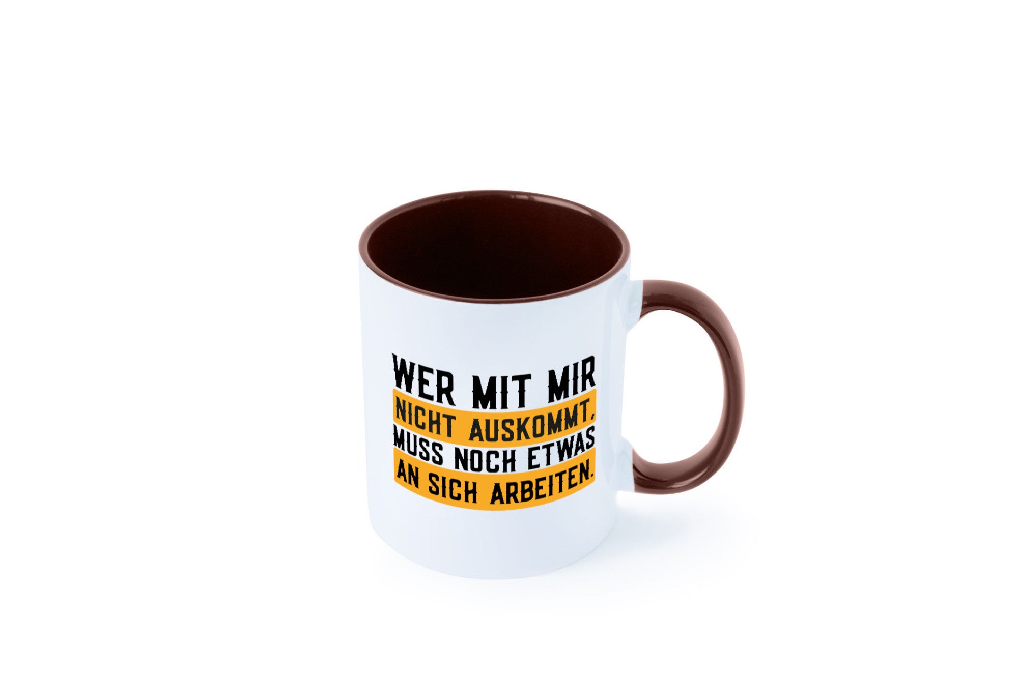 Wer mit mir nicht auskommt | Selbstbewusst lustiger Spruch Geschenk Humor