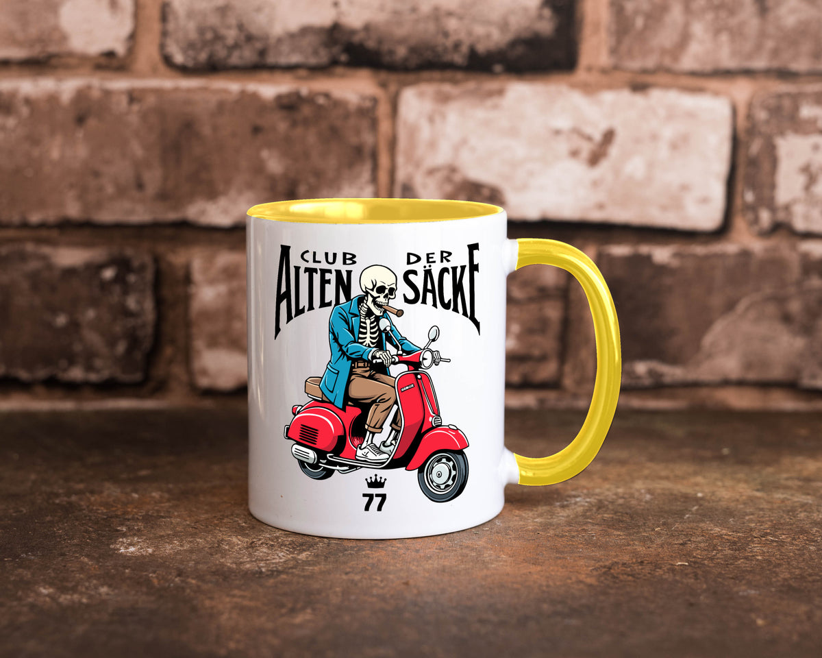 77. Geburtstag | 77 Jahre Club der alten Säcke v2 lustiger Spruch Geschenk Tasse