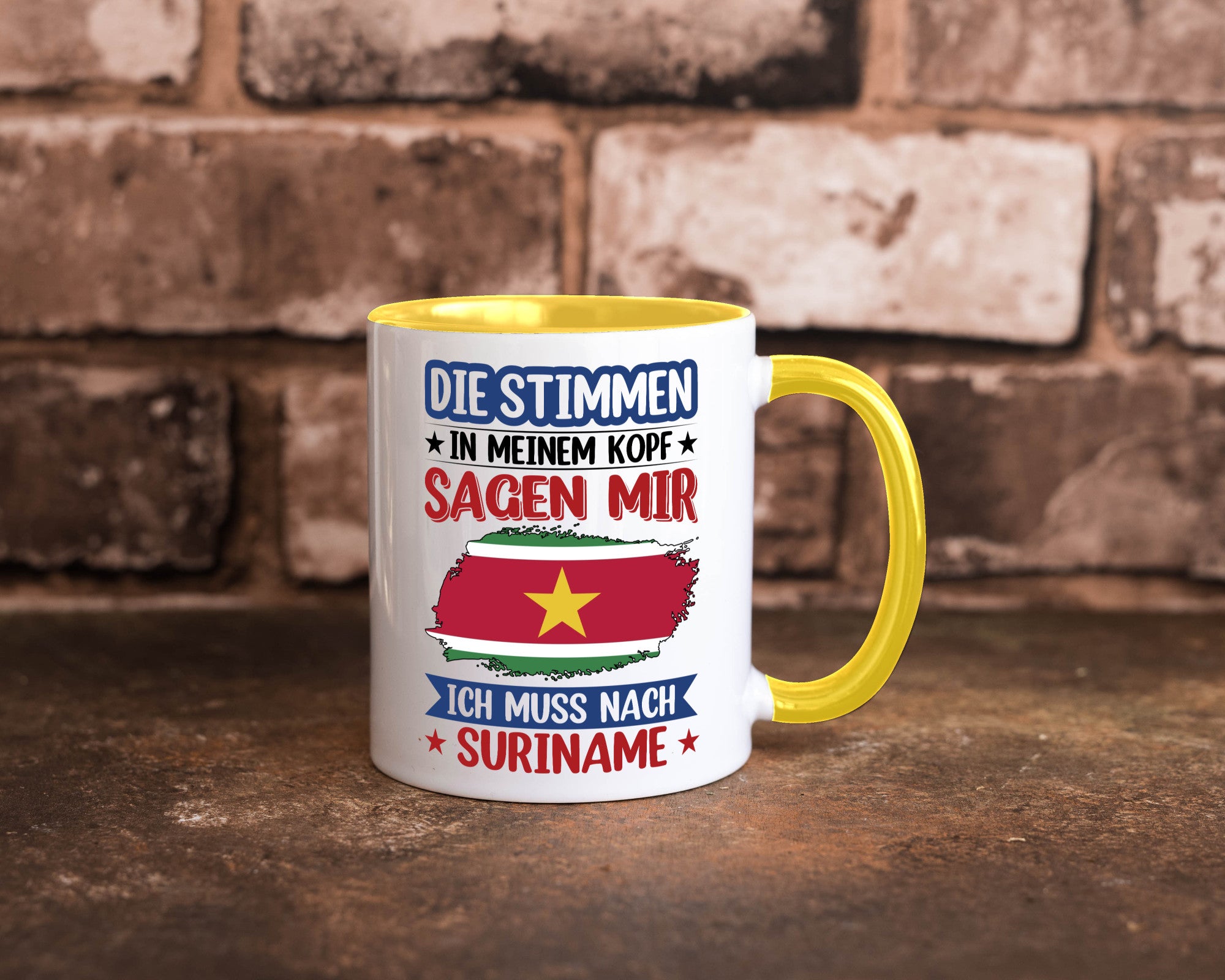 Suriname | Urlaub Stimmen in meinem Kopf Traumland v2 Geschenk Humor