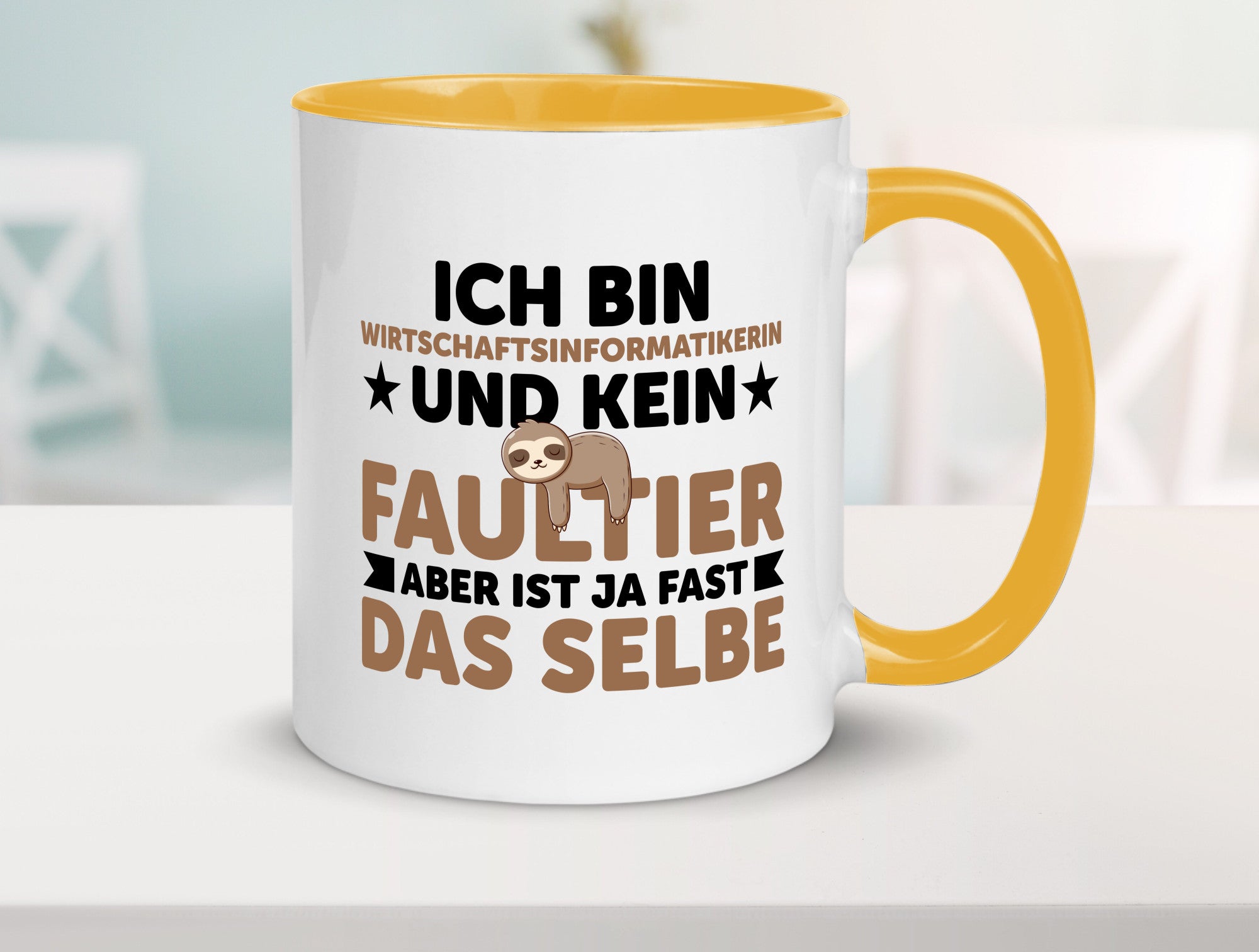 Ich bin kein Faultier: Wirtschaftsinformatikerin v2 lustig Tierliebhaber Humor