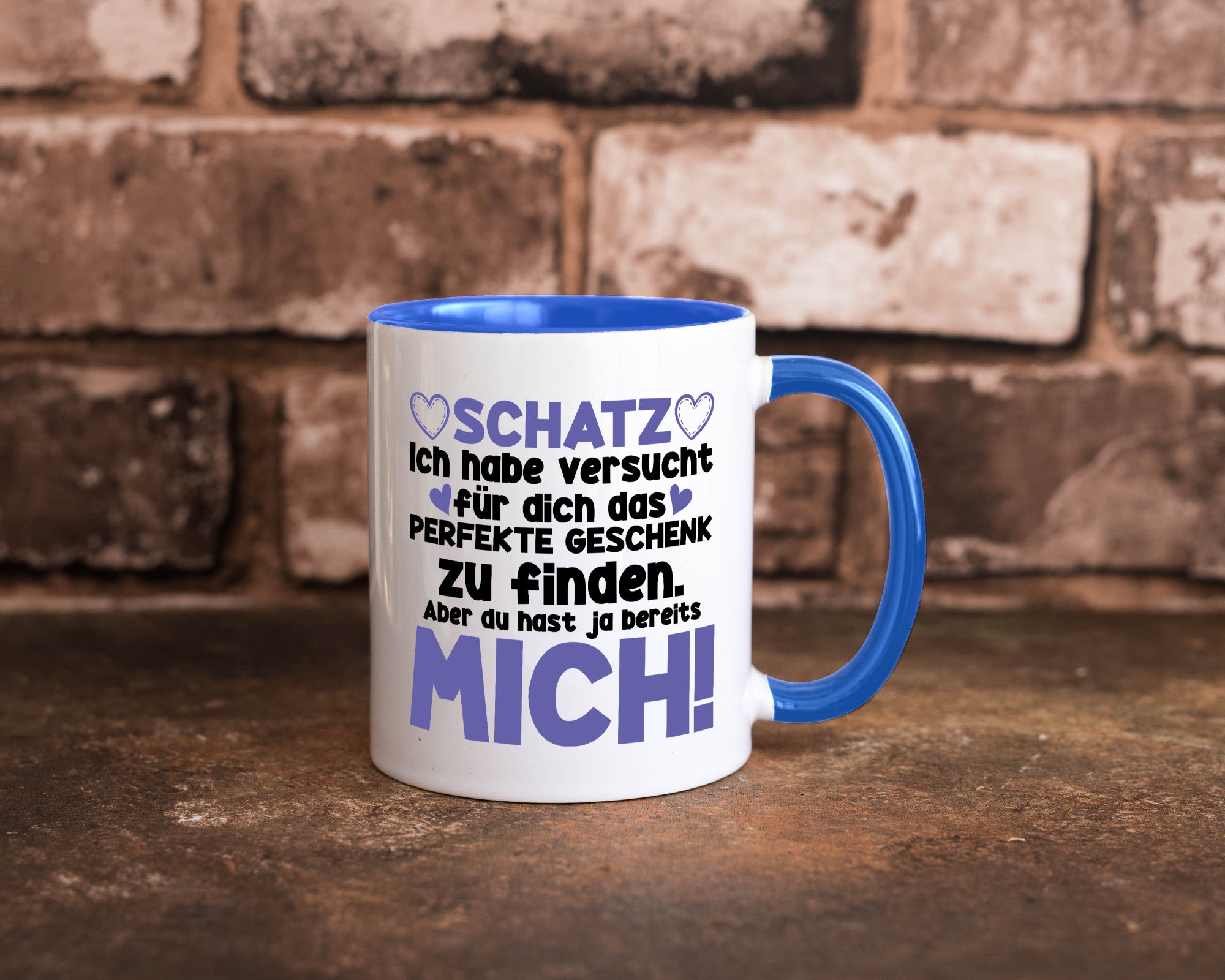 Schatz | Liebe Valentinstag Freund Freundin Herz Geschenkidee Humor Tasse