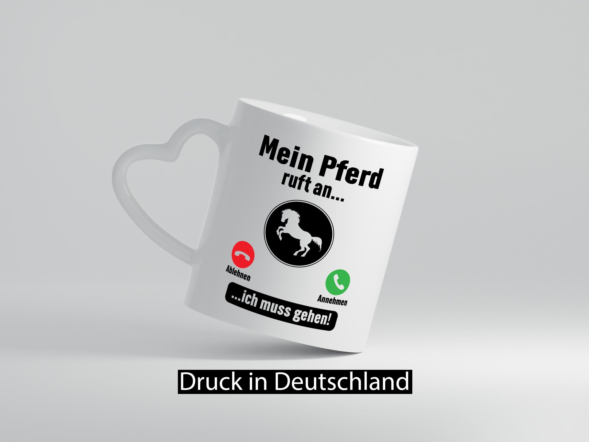 Mein Pferd ruft an | Muss ran gehen Pferdeliebhaber lustig Humor Geschenkidee