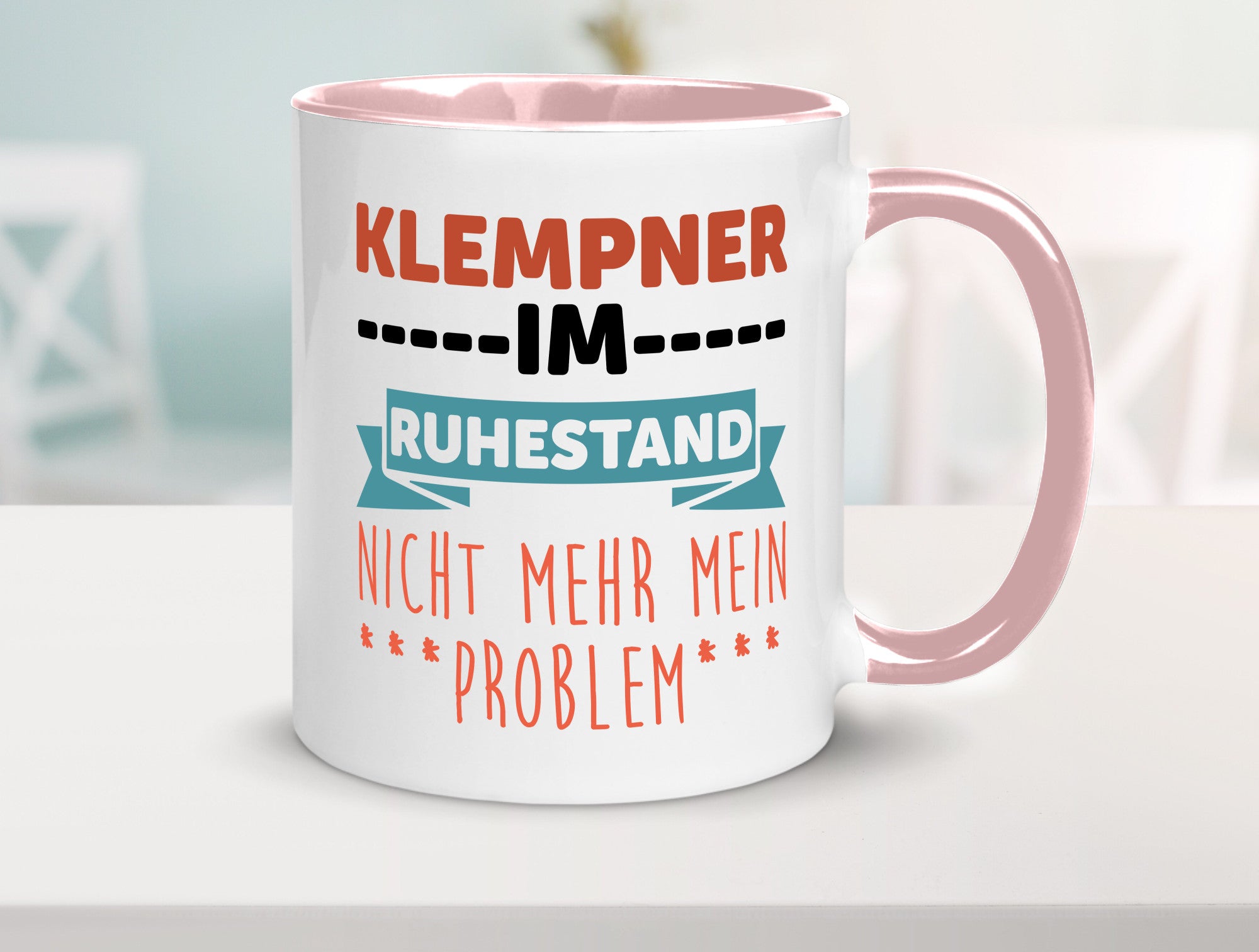 Klempner im ruhestand nicht mehr mein Problem Geschenkidee Jubiläum Humor Tasse