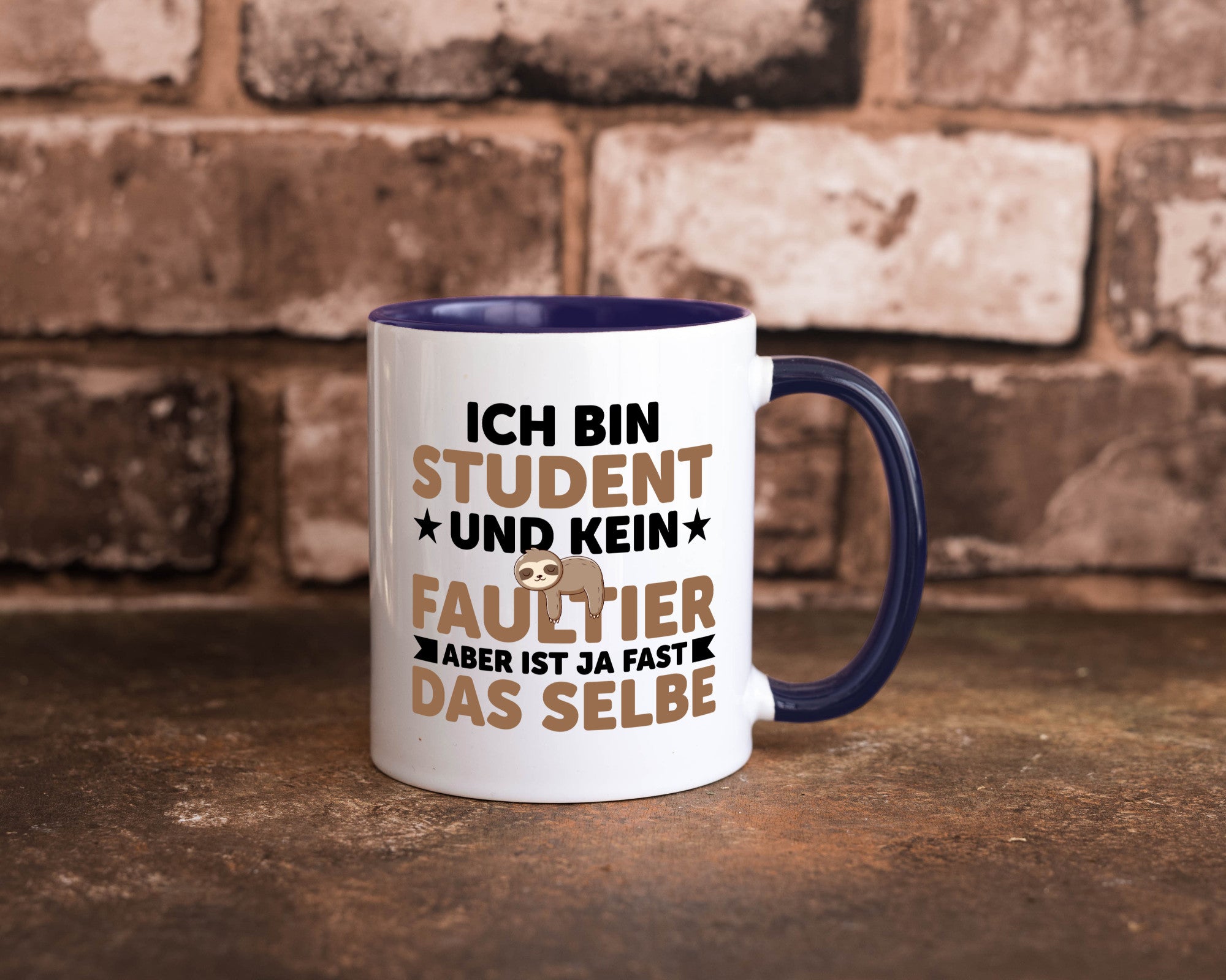 Ich bin kein Faultier: Student | Universität Uni Studium v2 lustiger Spruch