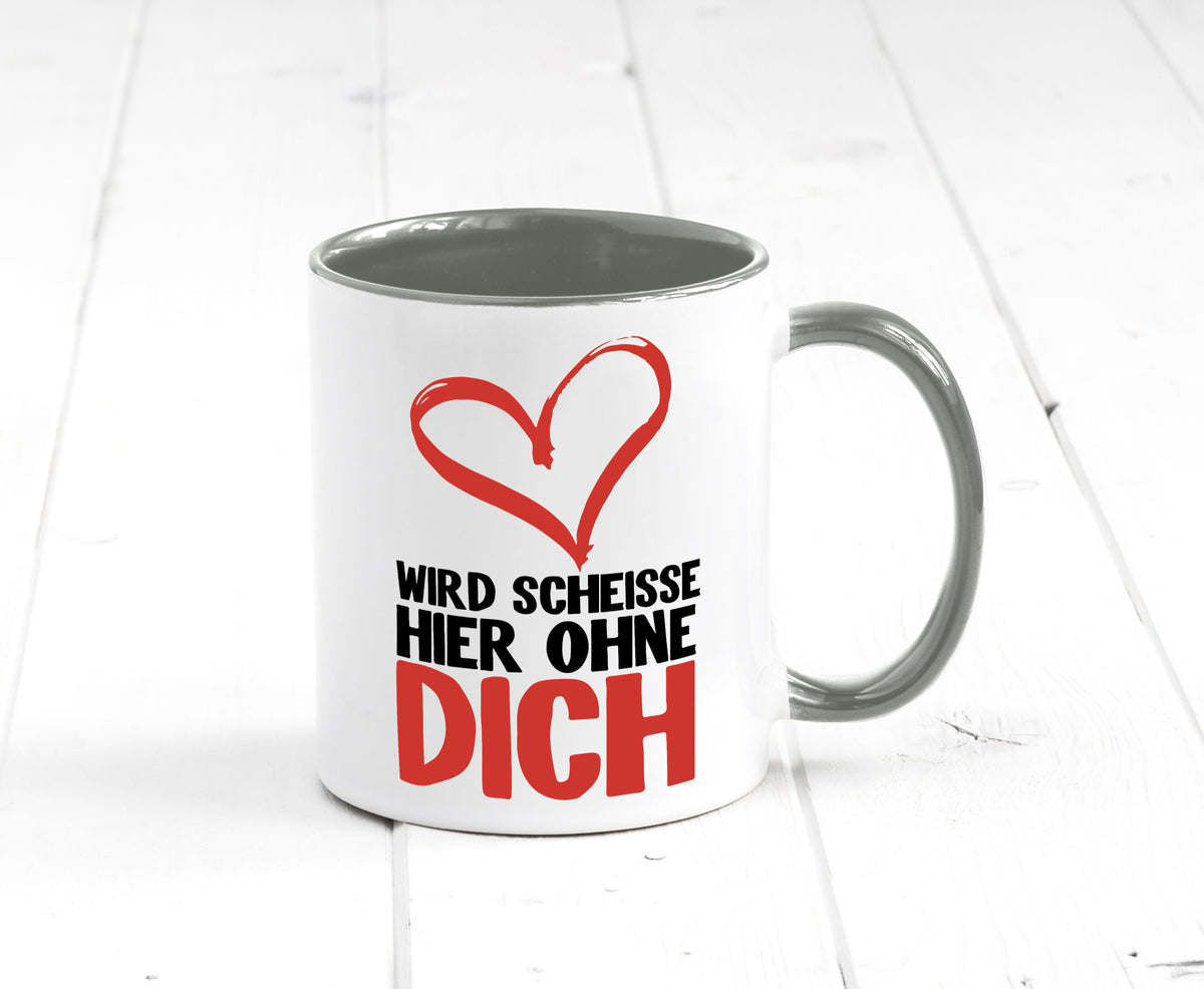 Wird Scheisse Geschenk Humor Geschenkidee lustiger Spruch Tasse