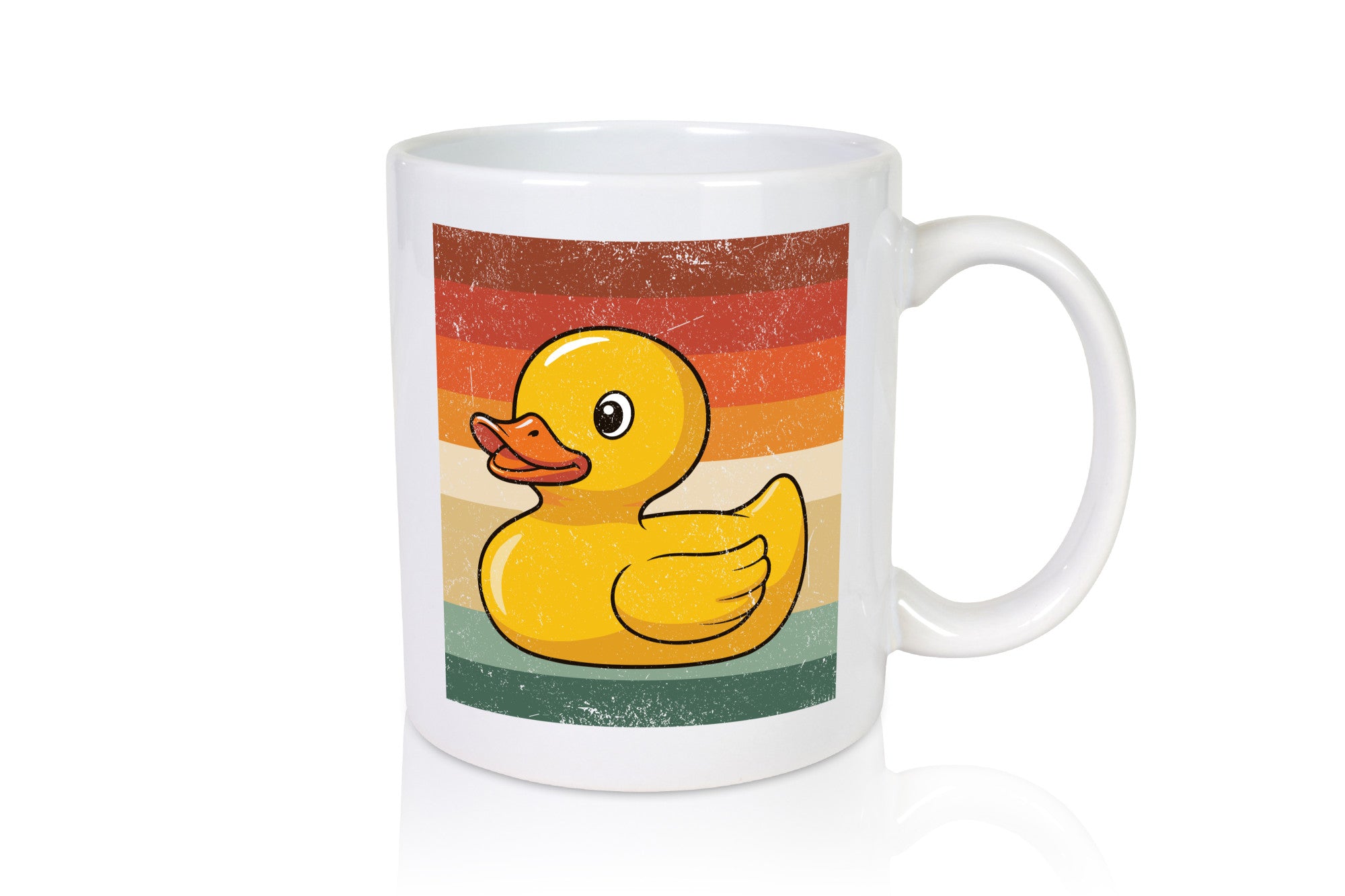 Enten | Entchen Gummiente Retro Vintage Geschenkidee Humor Tasse