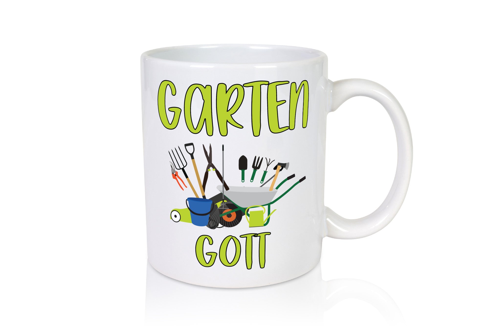 Garten Gott | Gärtner Gartenarbeit Humor Arbeit Kollegen Büro Geschenkidee Tasse