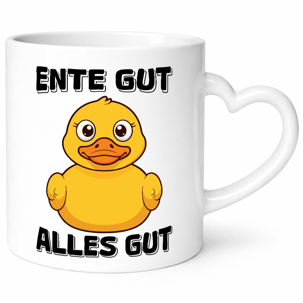 Ente gut alles | Quietscheente Badeente lustig Humor Geschenkidee Geschenk Tasse