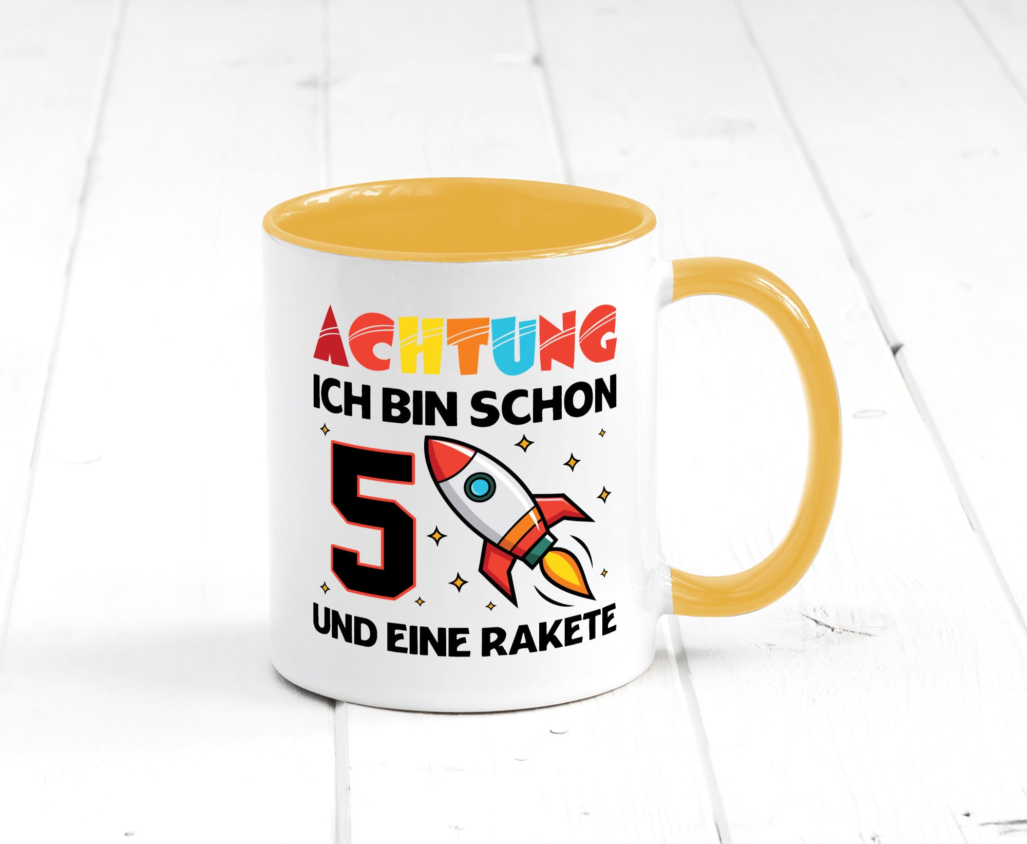 5. Geburtstag | Rakete Weltraum 5 Jahre Galaxy lustig Geschenkidee Geschenk
