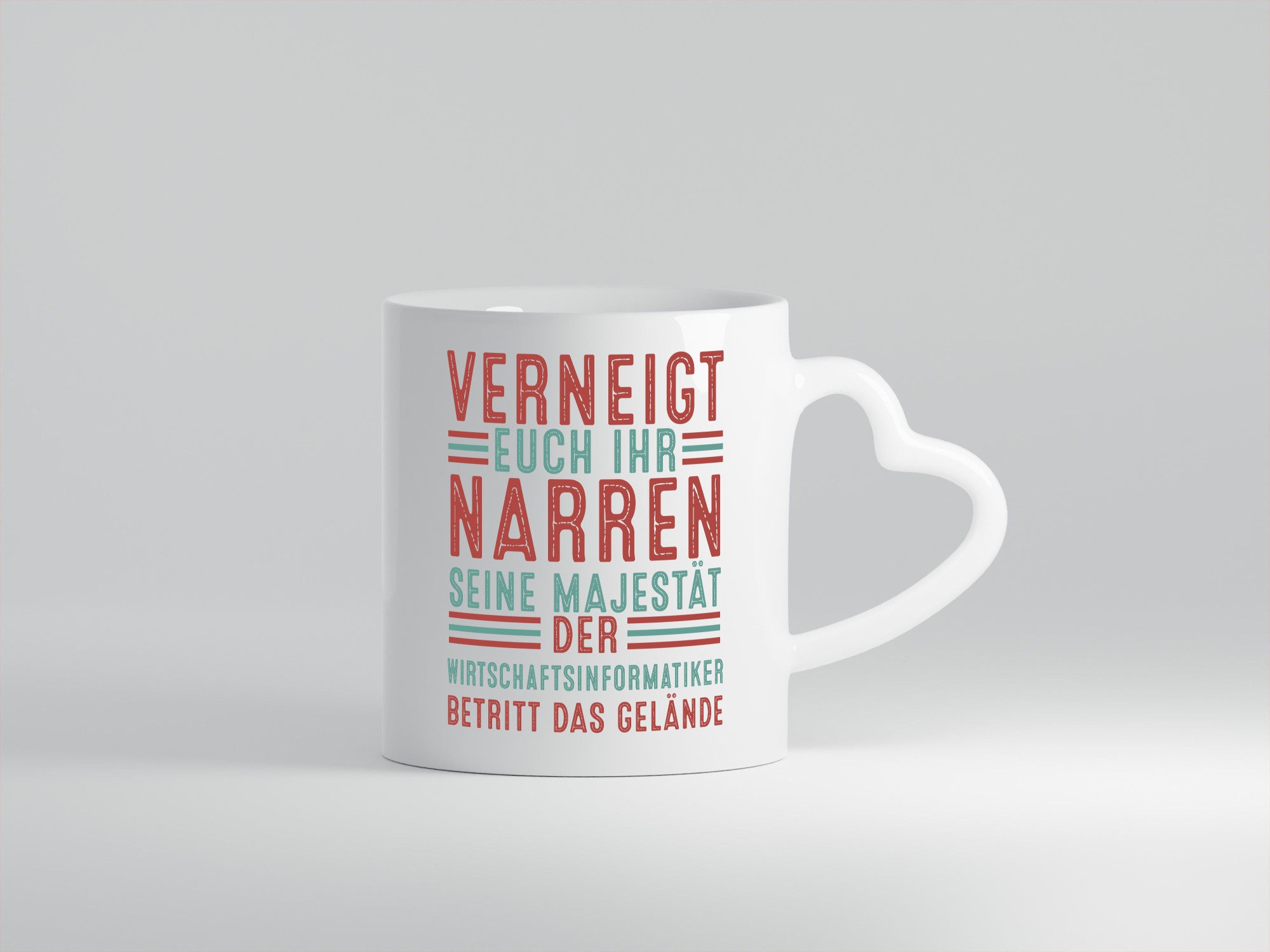 Verneigt euch: Wirtschaftsinformatiker v2 Geschenk Humor Geschenkidee lustiger