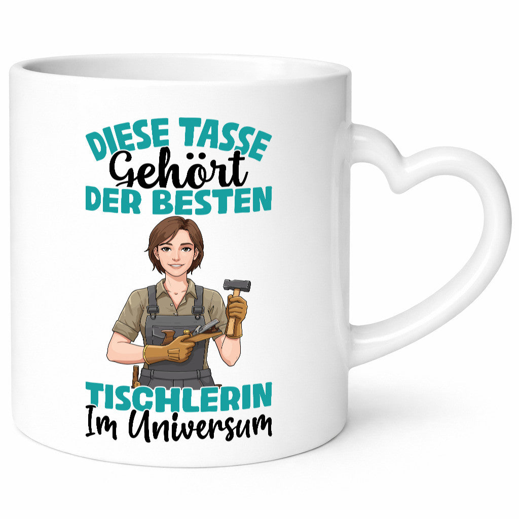 Im Universum: Tischlerin | Tischlerei lustiger Spruch Geschenk Humor