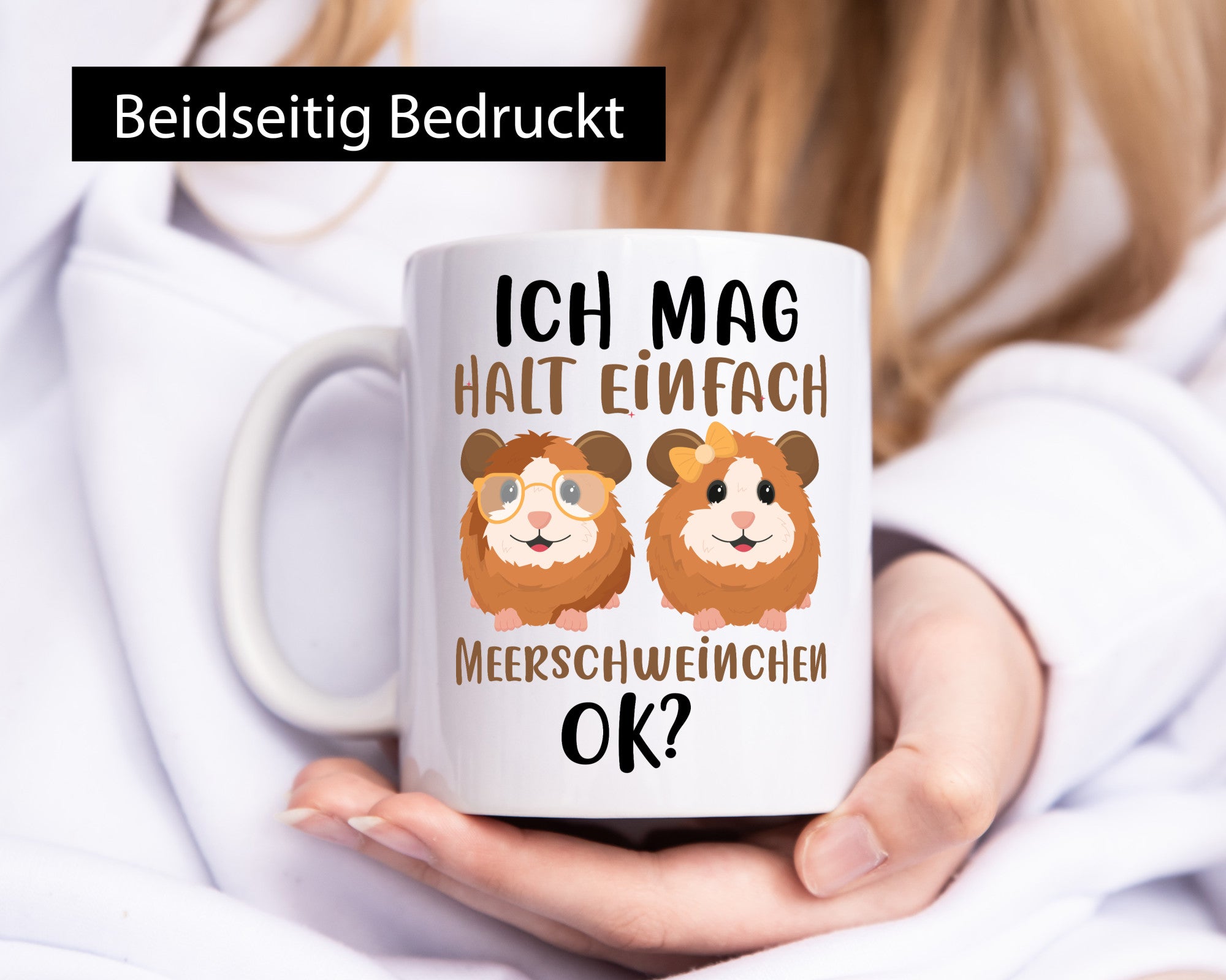Ich mag Meerschweinchen Geschenkidee Humor Tasse
