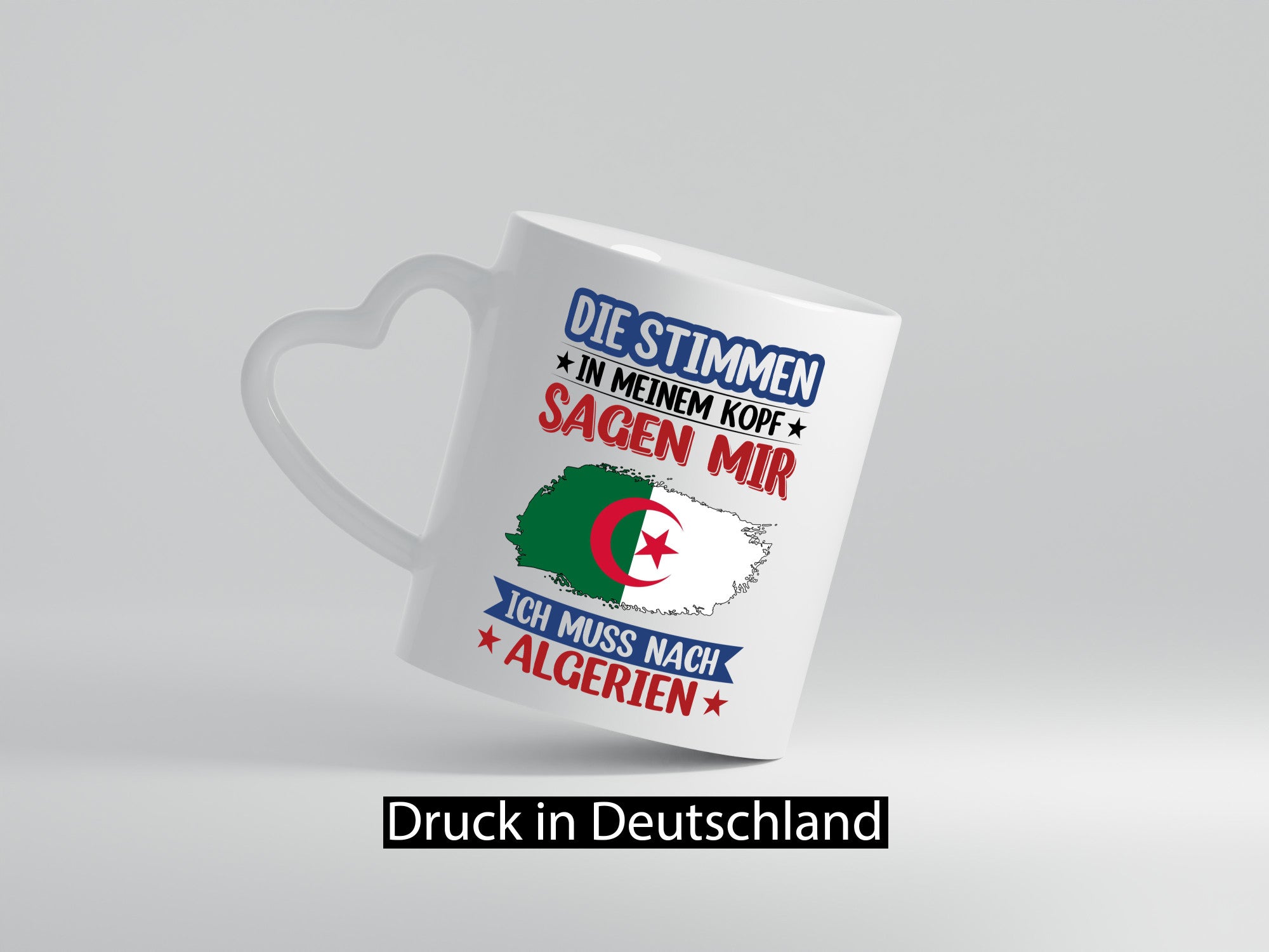 Algerien | Urlaub Stimmen in meinem Kopf Traumland Geschenk Humor Geschenkidee
