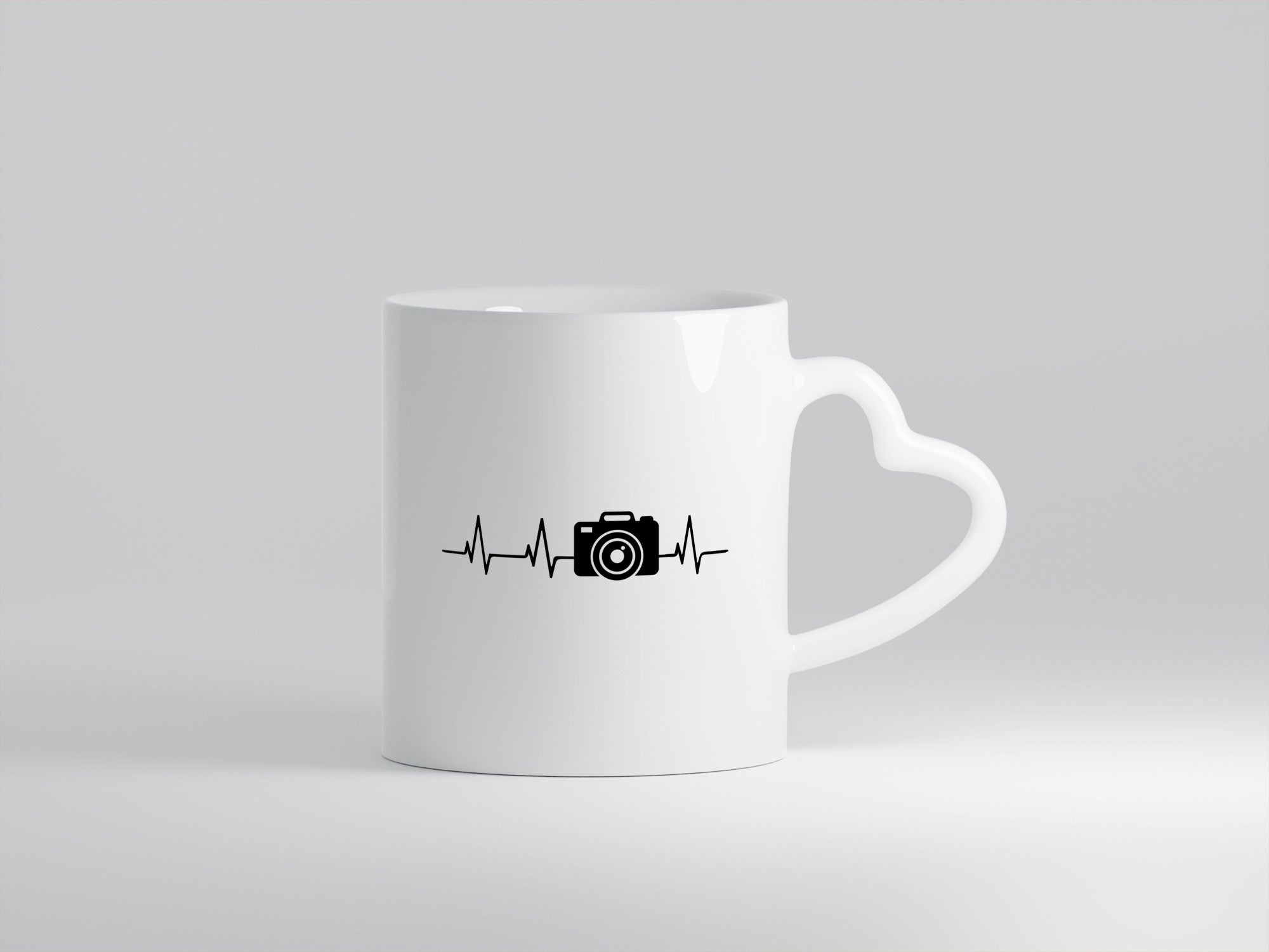 Fotografie Herzschlag | Kamera Fotograf Fotos lustig Humor Geschenkidee