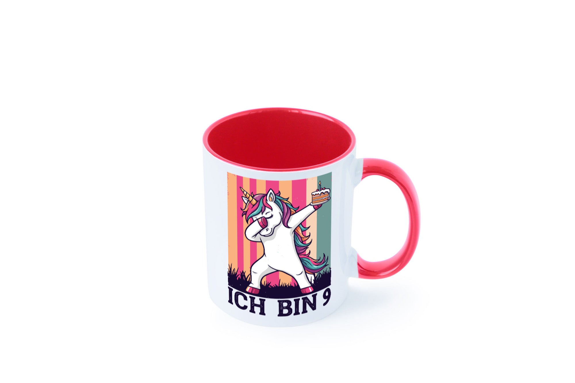 9 Geburtstag | Einhorn Damping Mädchen Humor Geschenkidee Tasse