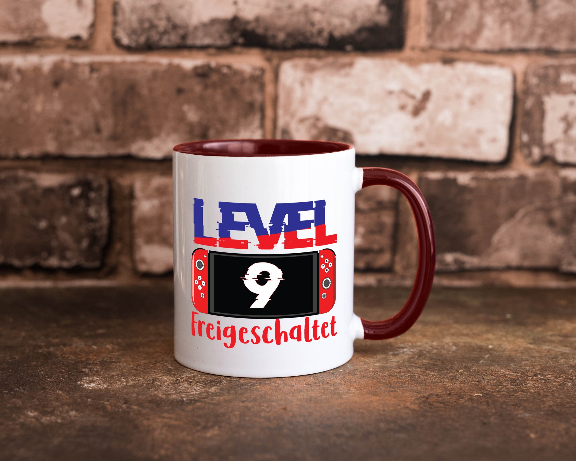 Level 9 Freigeschaltet | 9. Geburtstag Zocker Gamer Humor Geschenkidee Tasse