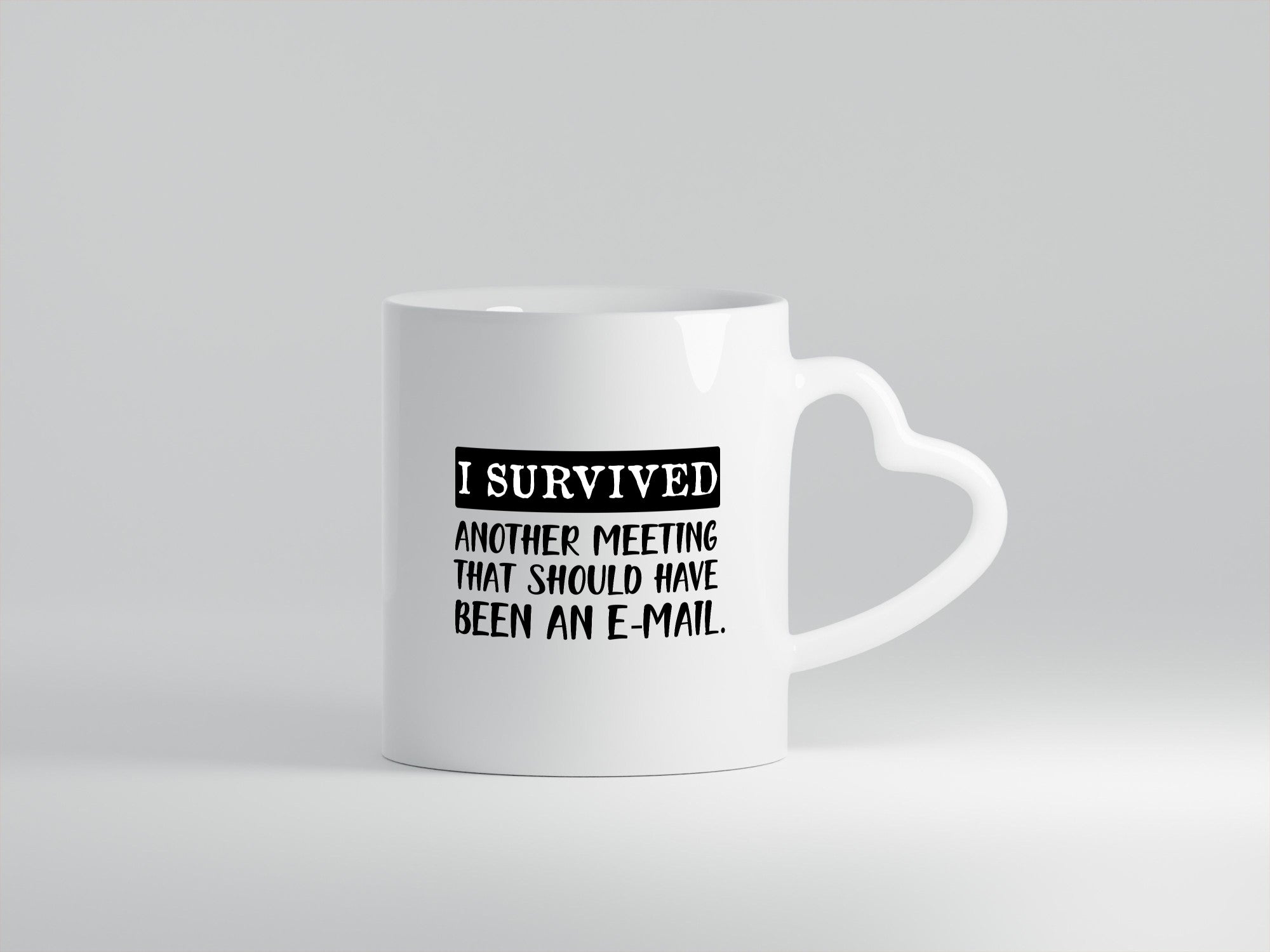I survived another meeting | Büro Tasse Kollegen Humor Arbeit Geschenkidee