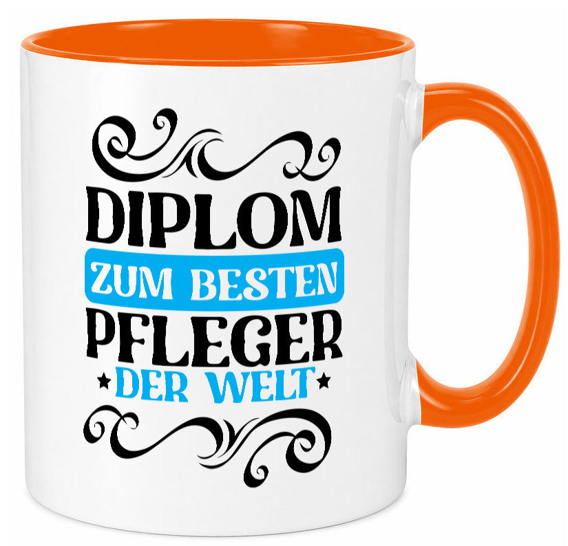 Bester Pfleger der Welt | Altenpfleger Pflegekraft lustig Humor Geschenkidee Tasse