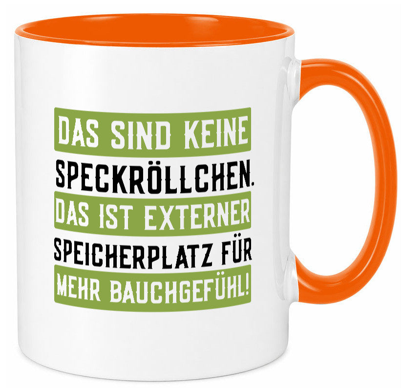 Keine Speckröllchen | Softwareentwickler PC Körperfülle Geschenkidee Humor Tasse