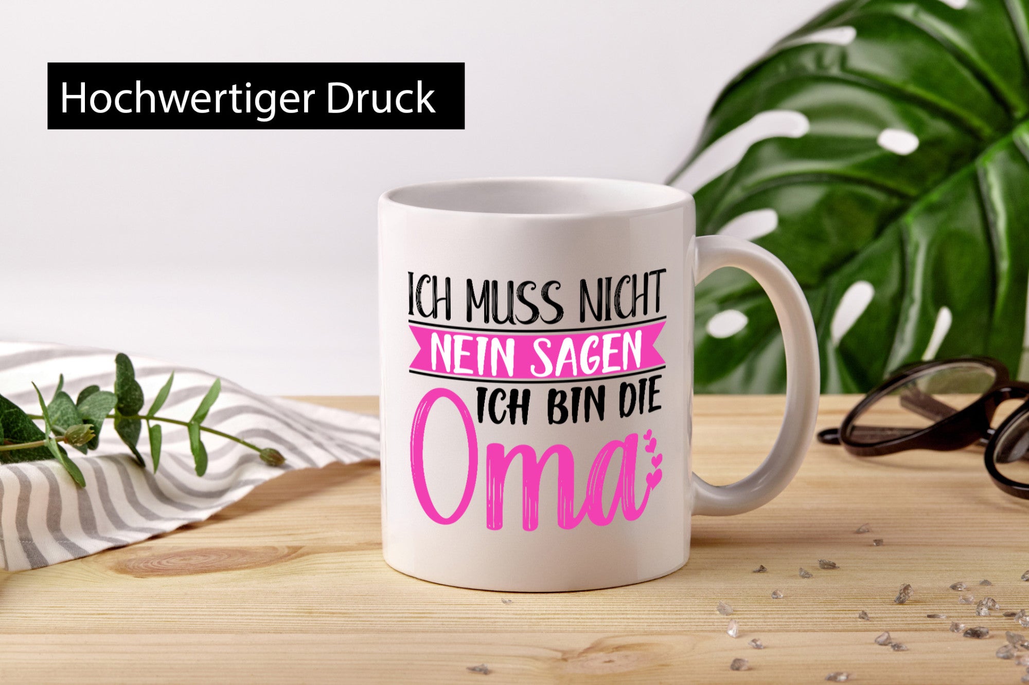 Muss nicht nein sagen, bin die Oma | Großmutter lustiger Spruch Geschenk