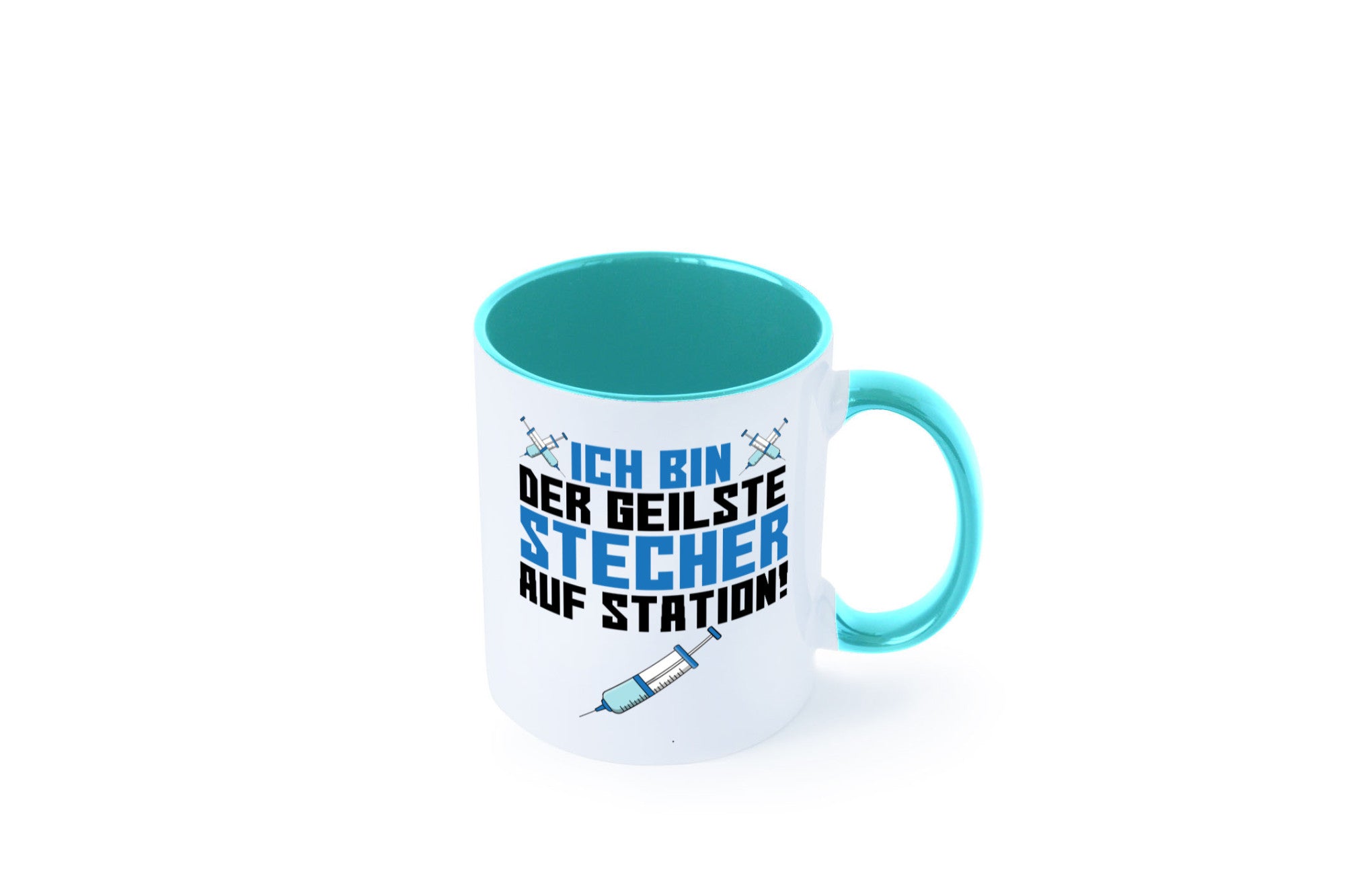 Ich bin der geilste Stecher | Pfleger Arzt Spritze lustig Humor Geschenkidee