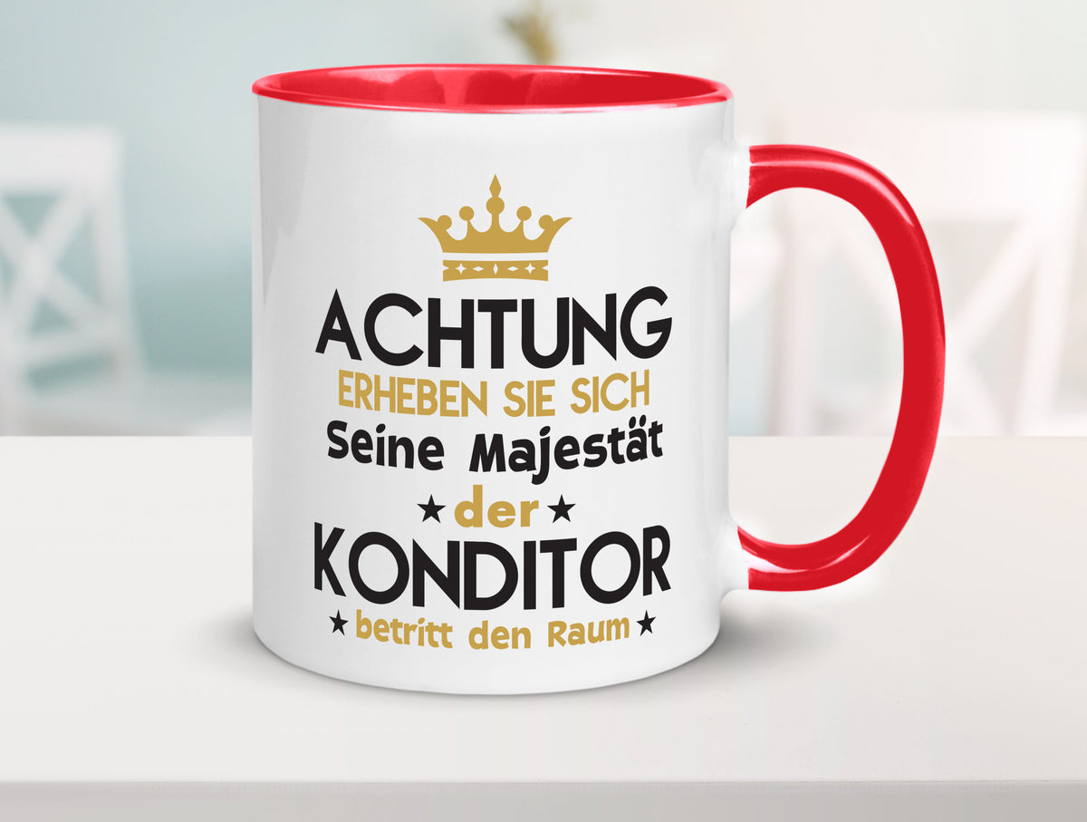 Seine Majestät Konditor | Konditorei Geschenkidee Humor Tasse