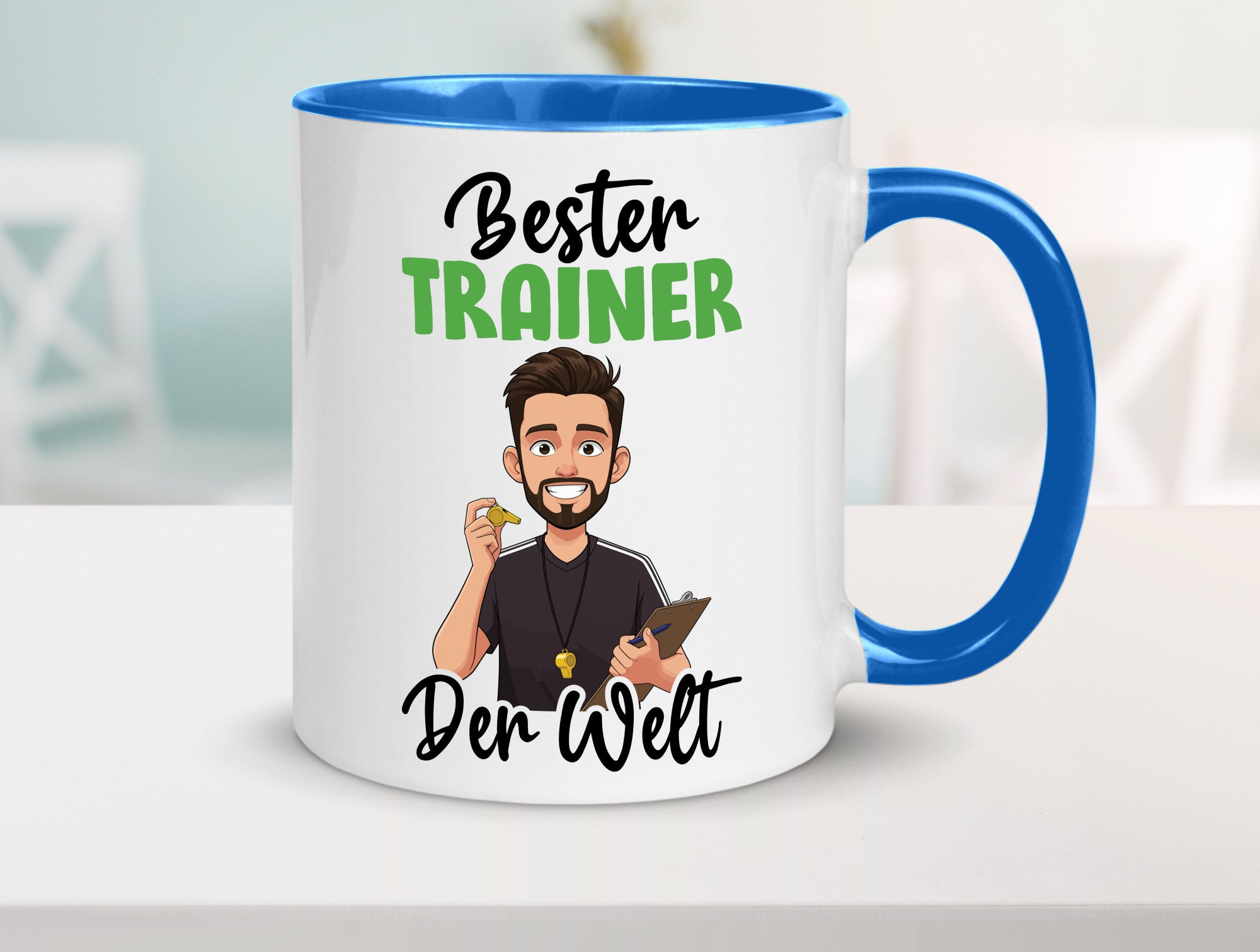 Bester Trainer | Verein Sport v2 Humor Geschenkidee Tasse