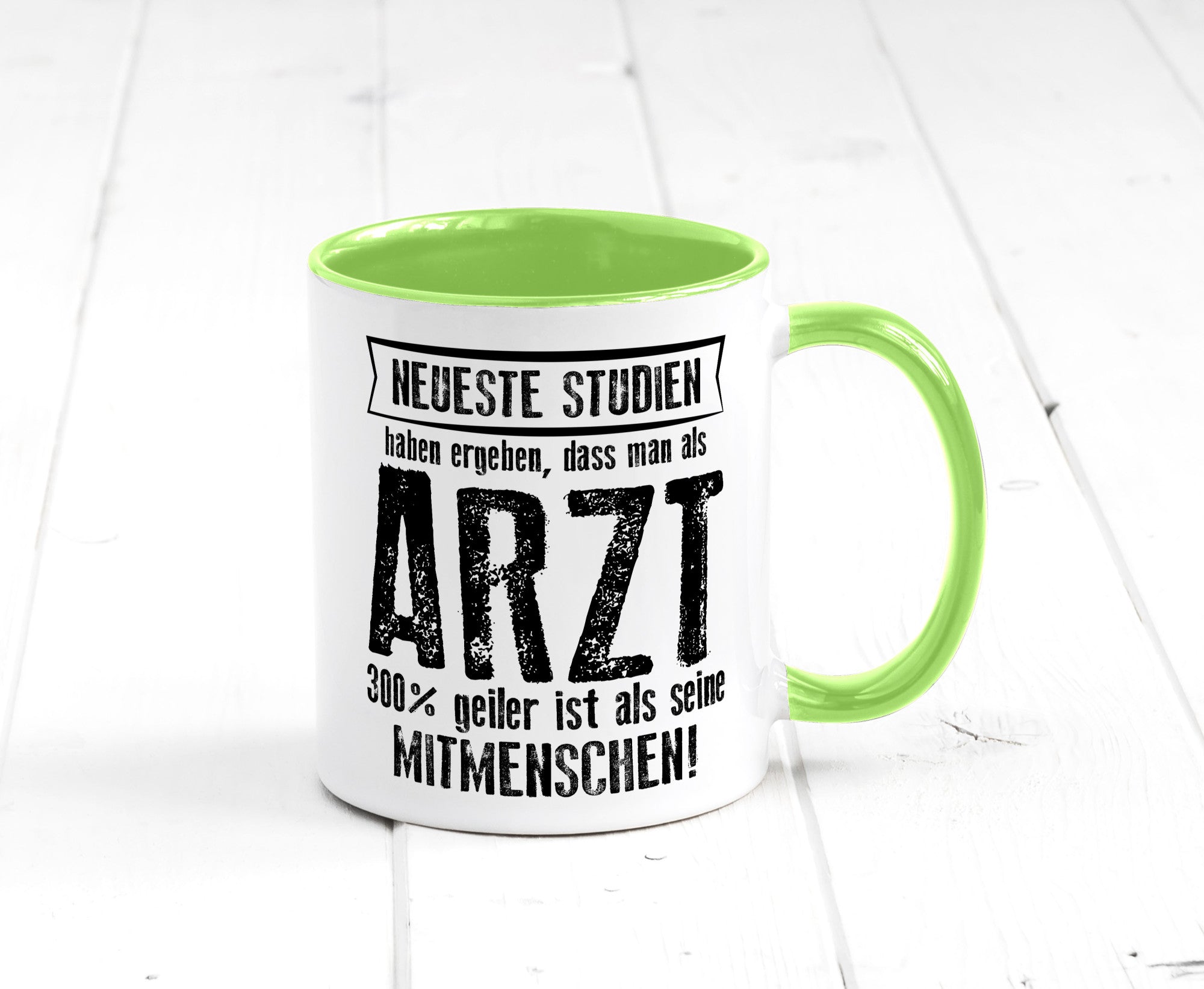 Neuste Studien: Arzt | Medizin Doktor Facharzt Geschenkidee Humor Tasse
